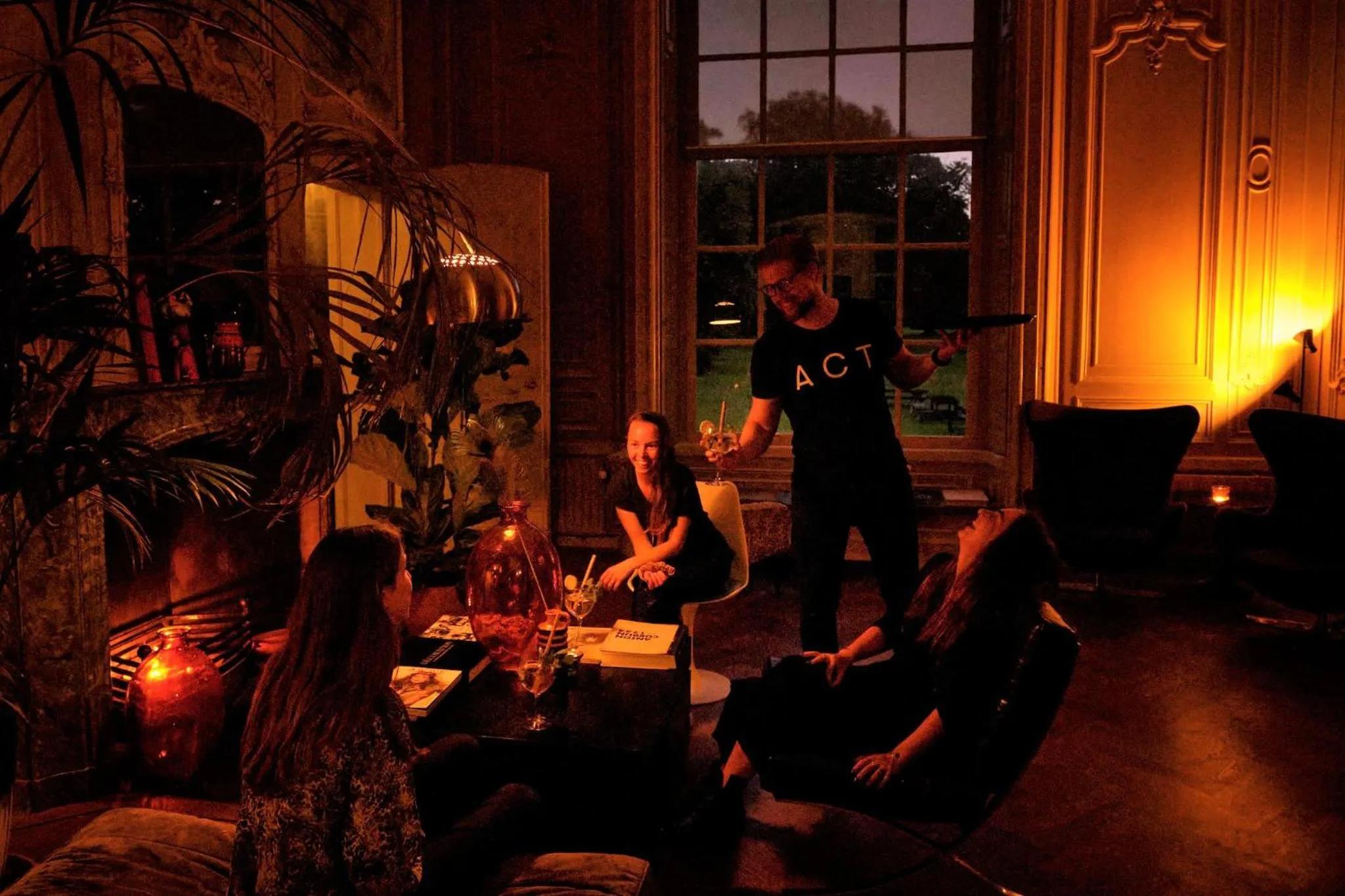 Lounge or bar in Eco Hotel Plantage Rococo