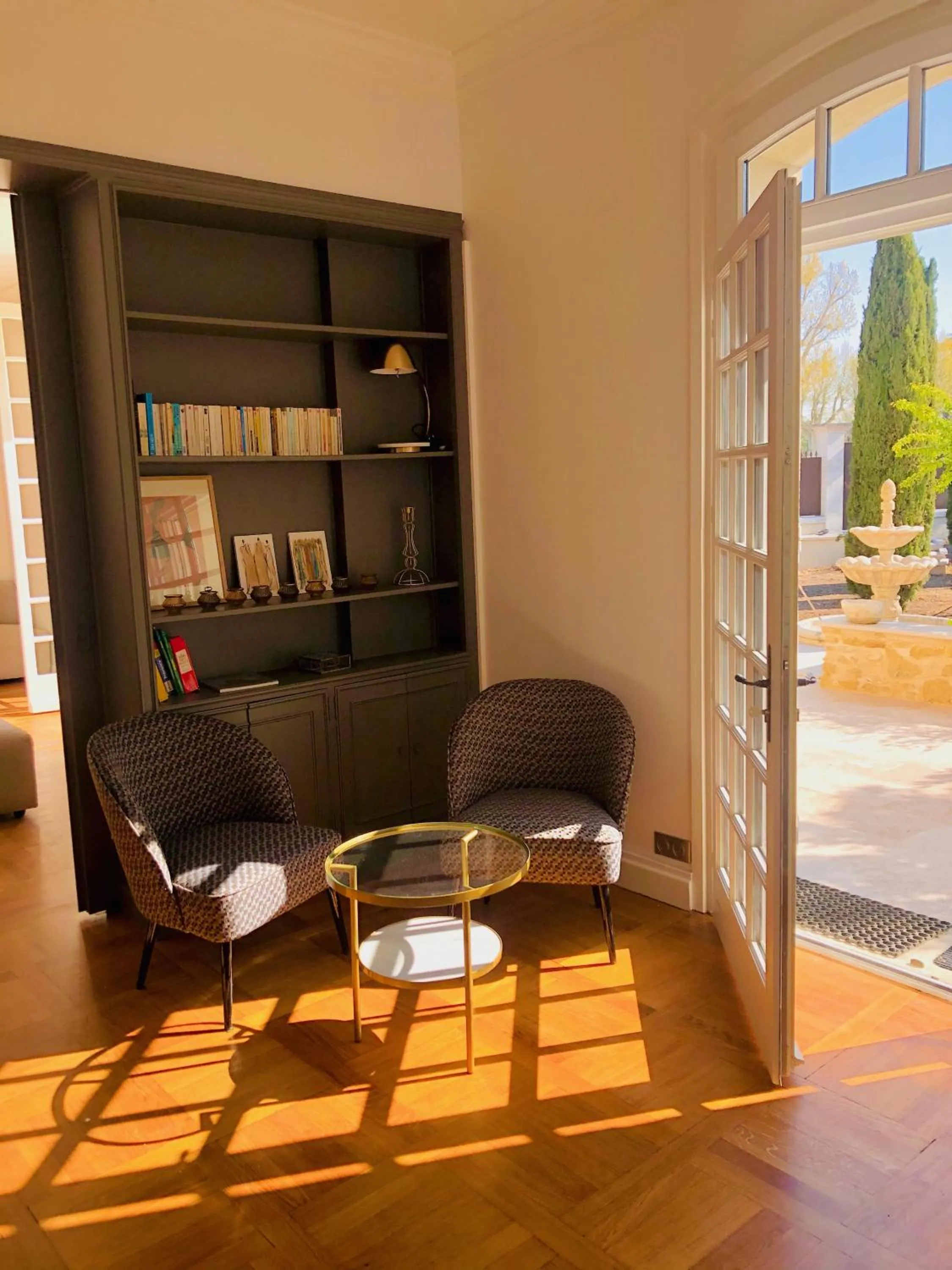 Seating area in Villa Agrippa