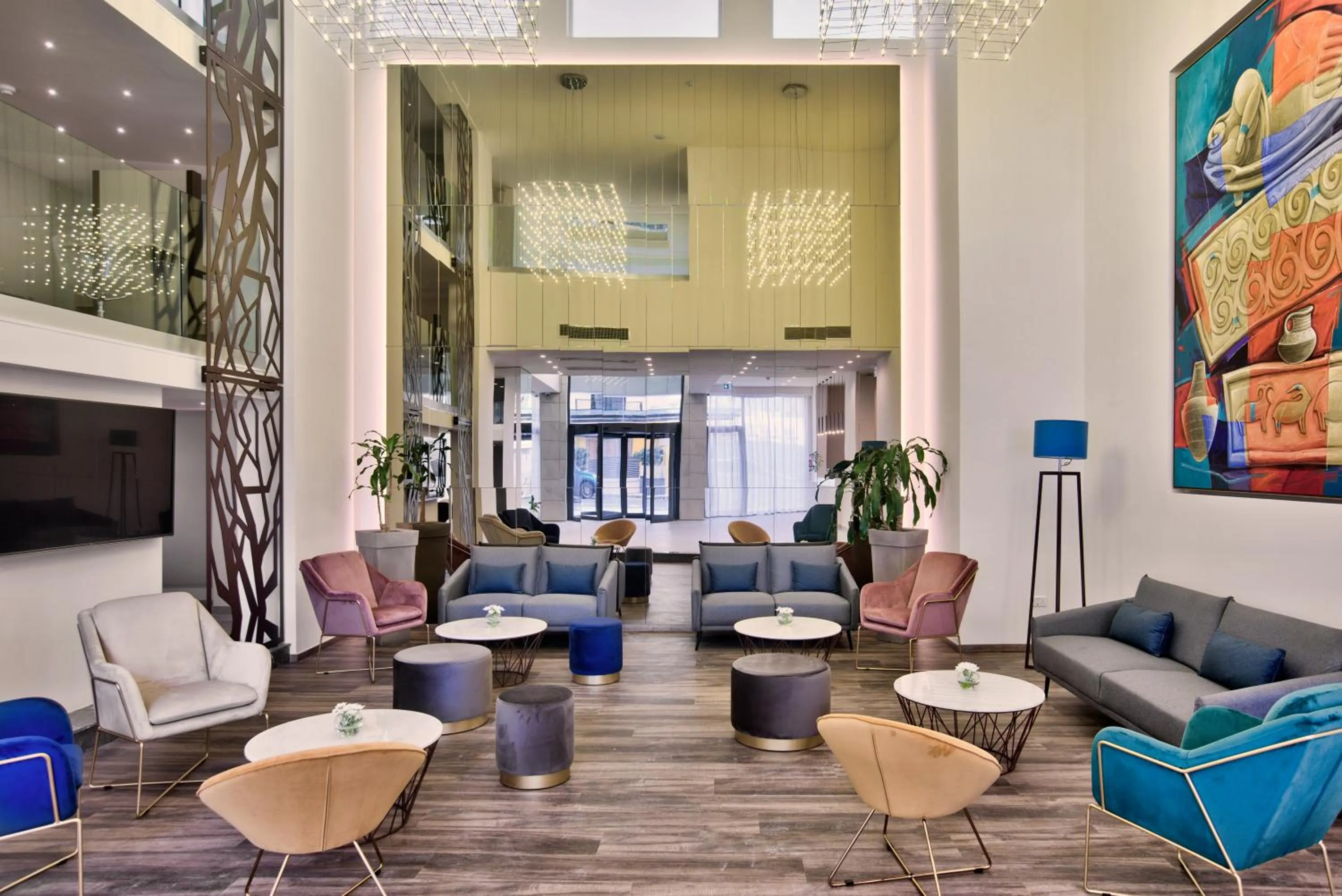 Lobby or reception in Mayflower Hotel Malta