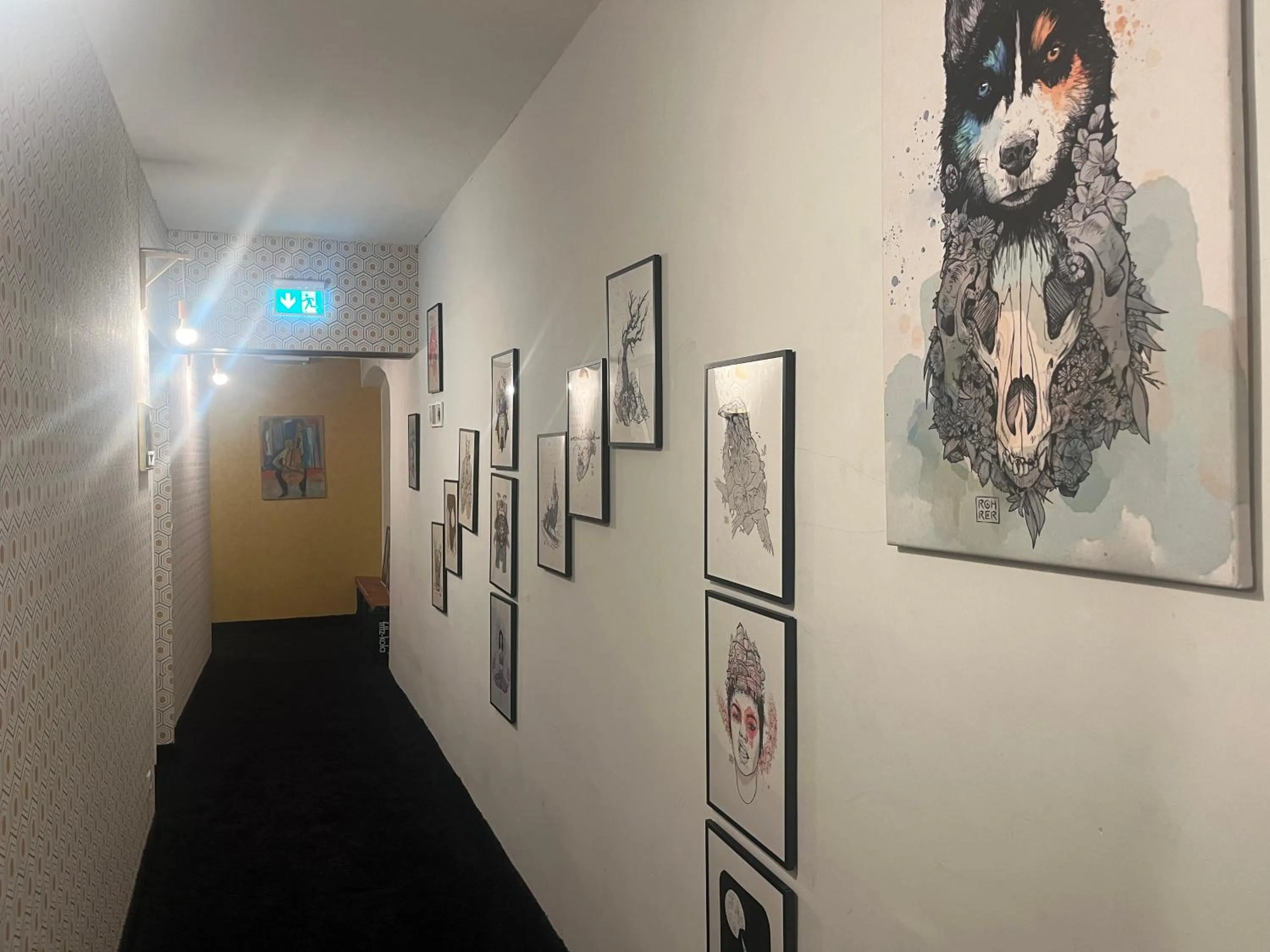 Decorative detail in Sishaus Hostel