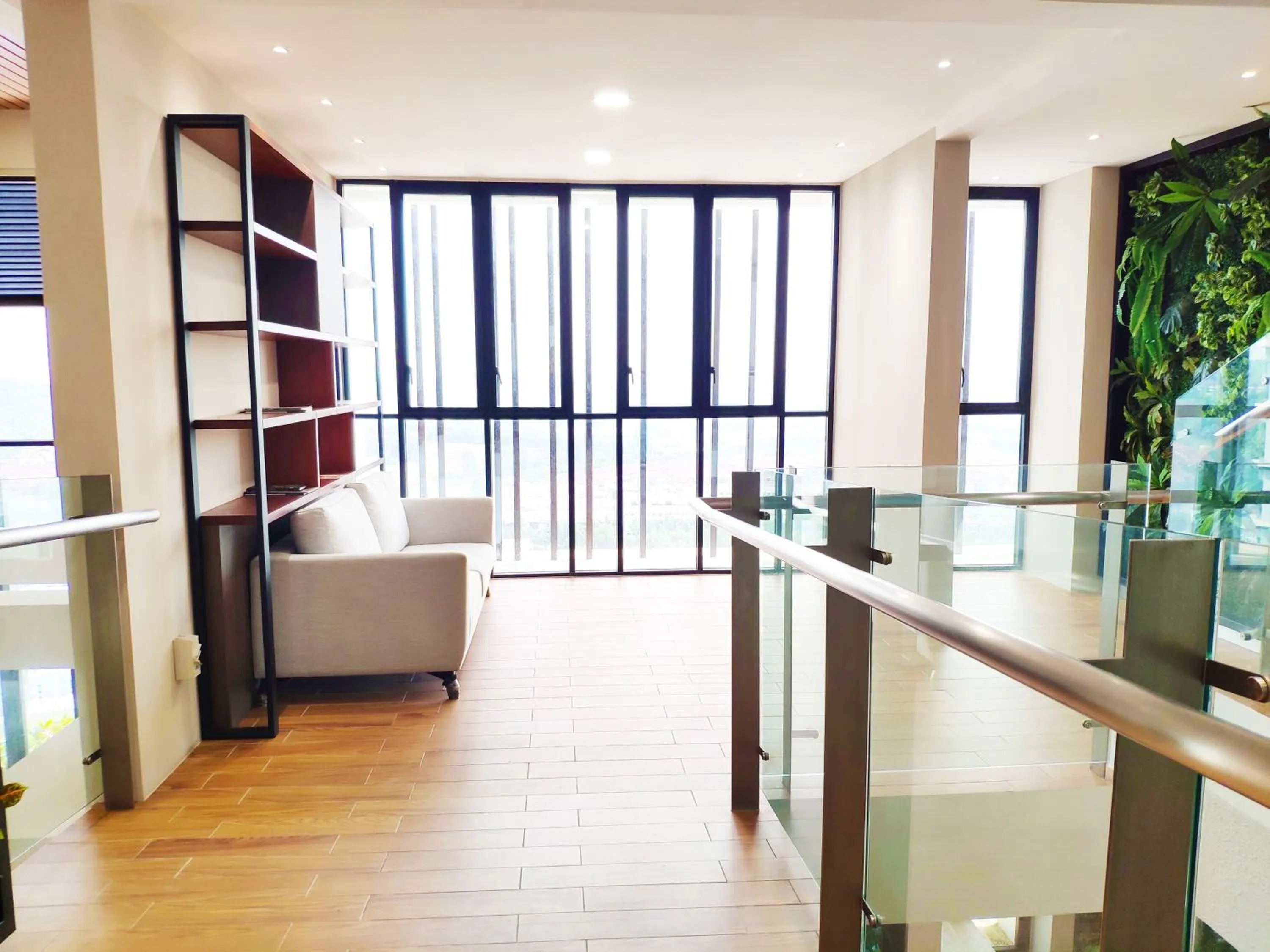 Seating area in Le Pavilion by Salaam Suites, 5 pax, near Setiawalk