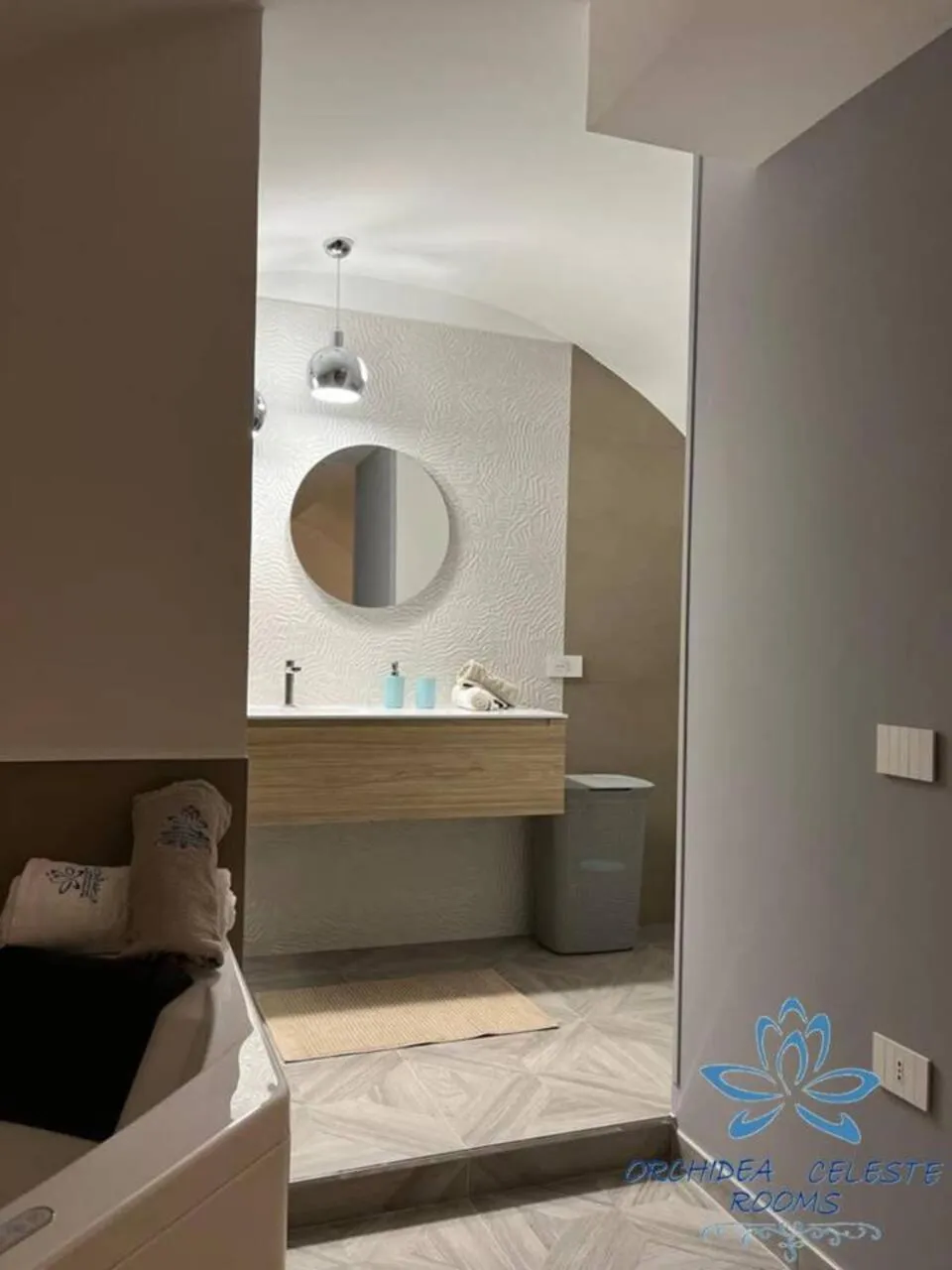 Hot Tub in B&B Orchidea Celeste