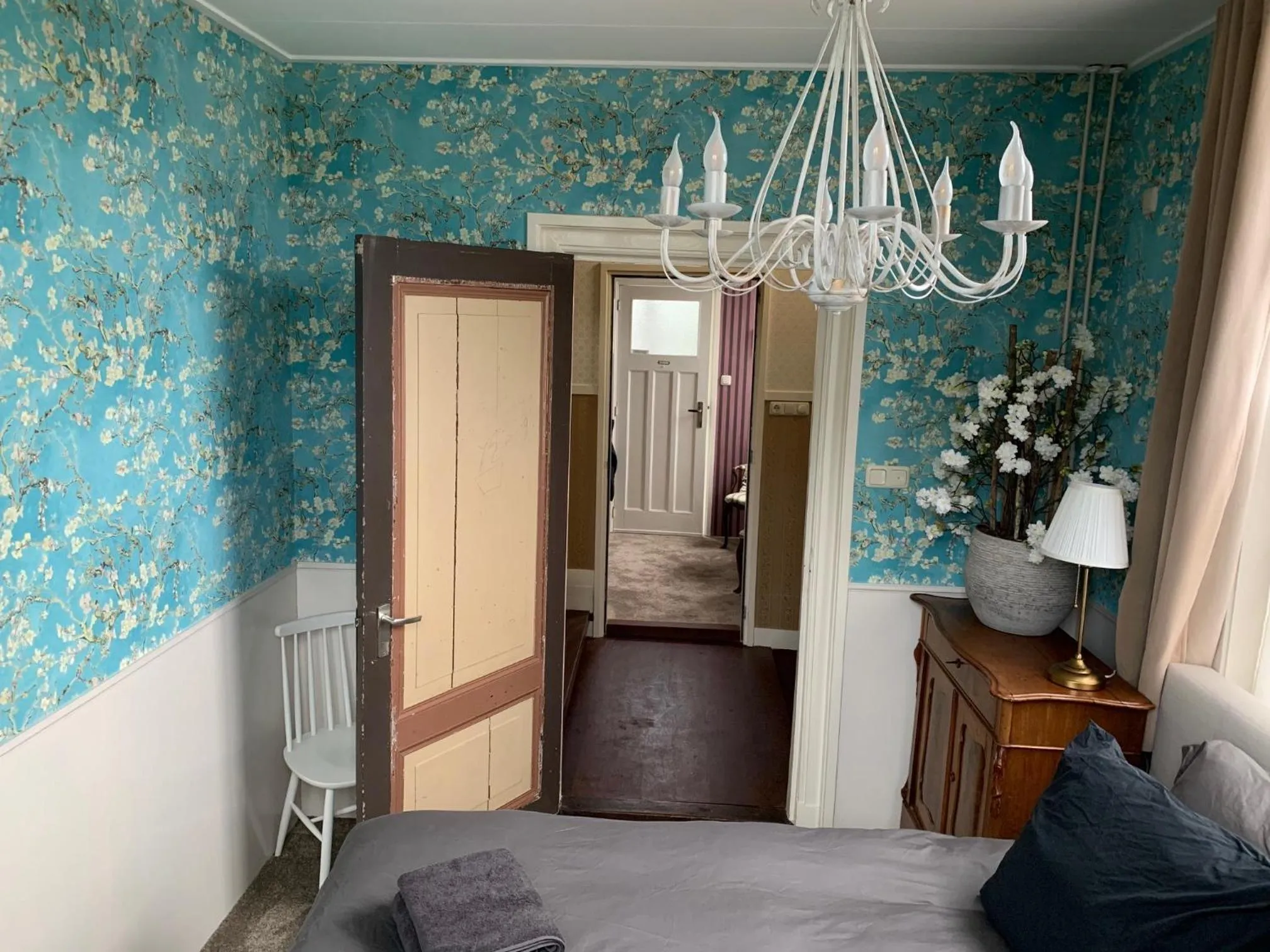 Bedroom, Bed in B&B 't Raethuys