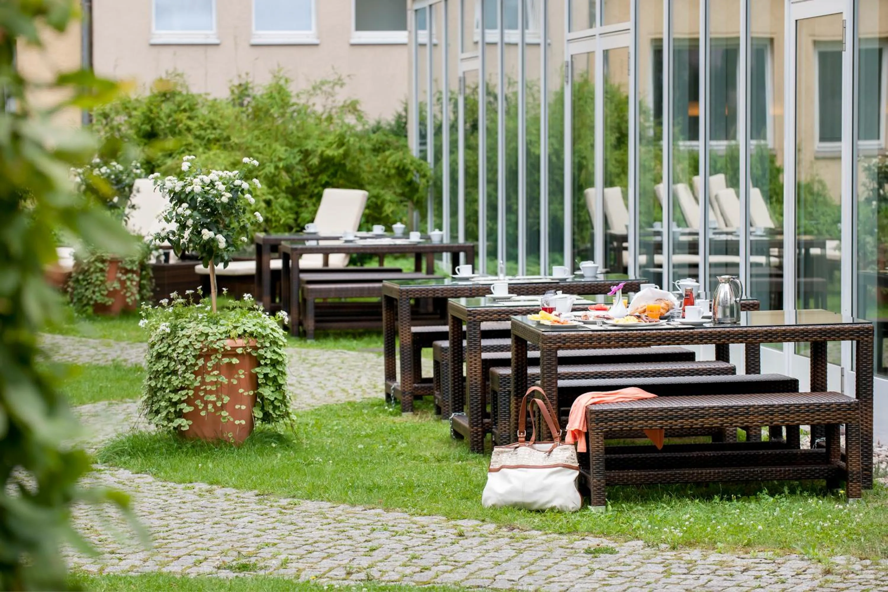 Garden view in Mercure Hotel Berlin City