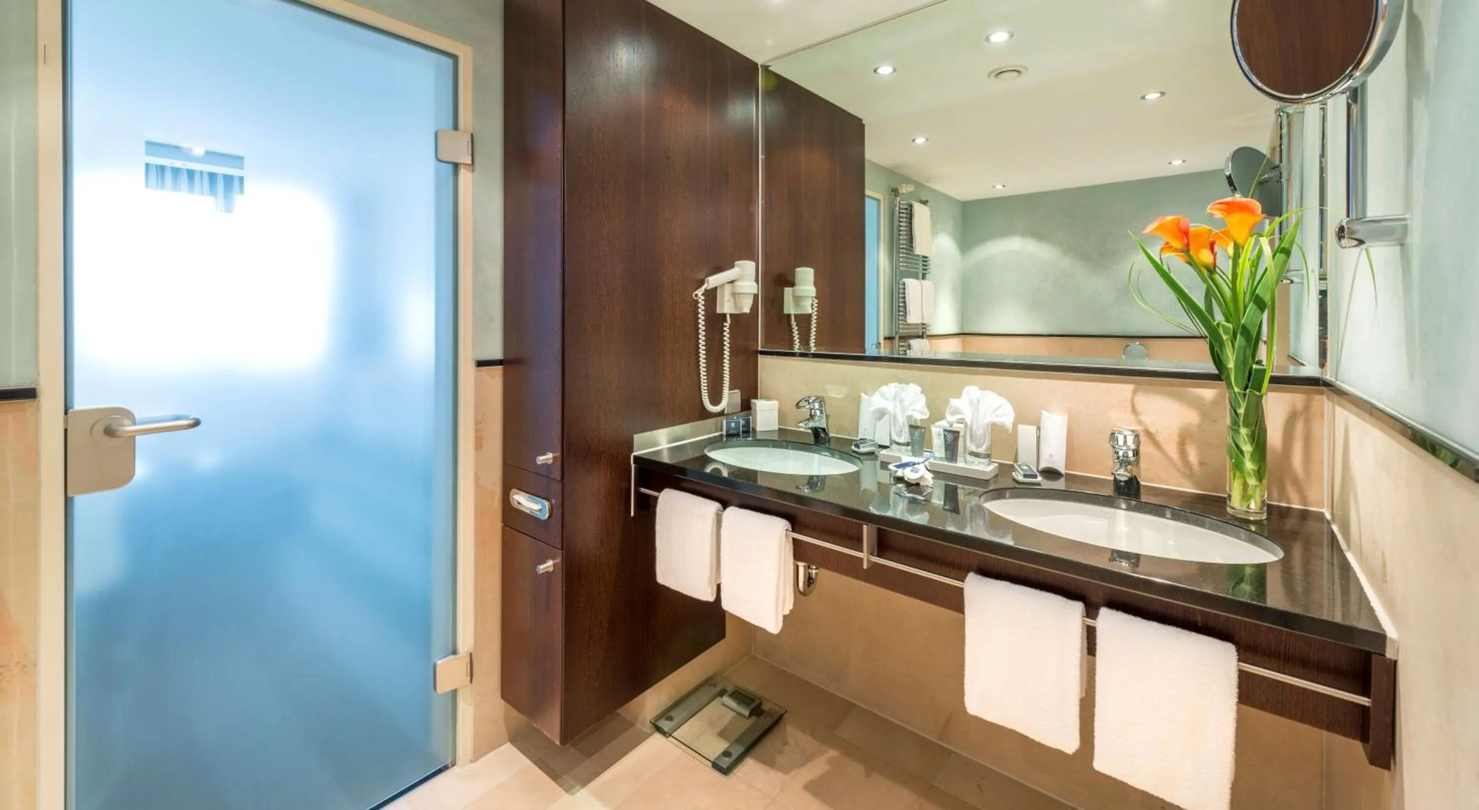 Bathroom in Dorint Main Taunus Zentrum Frankfurt Sulzbach