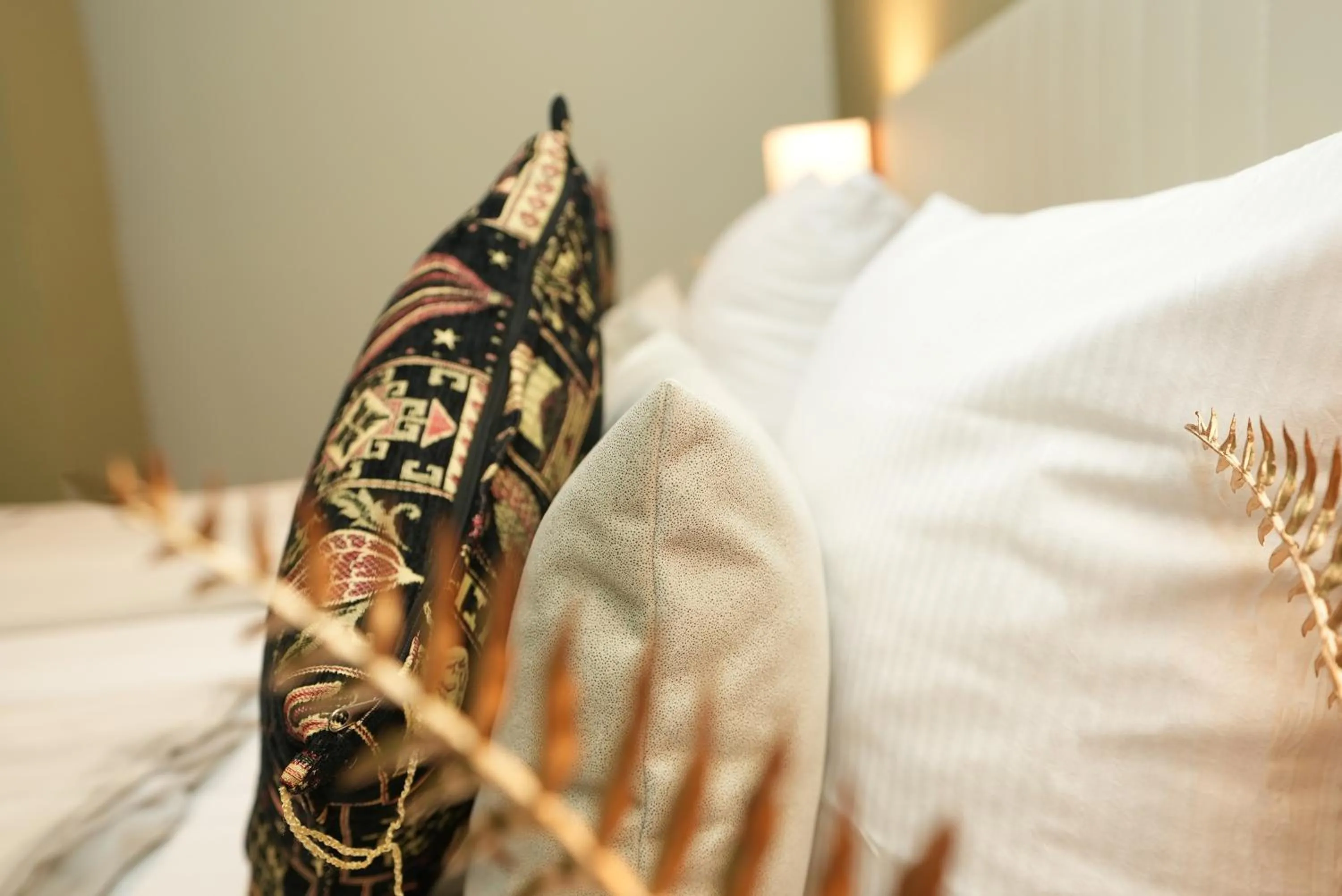 Bed in Hotel Attaché an der Messe