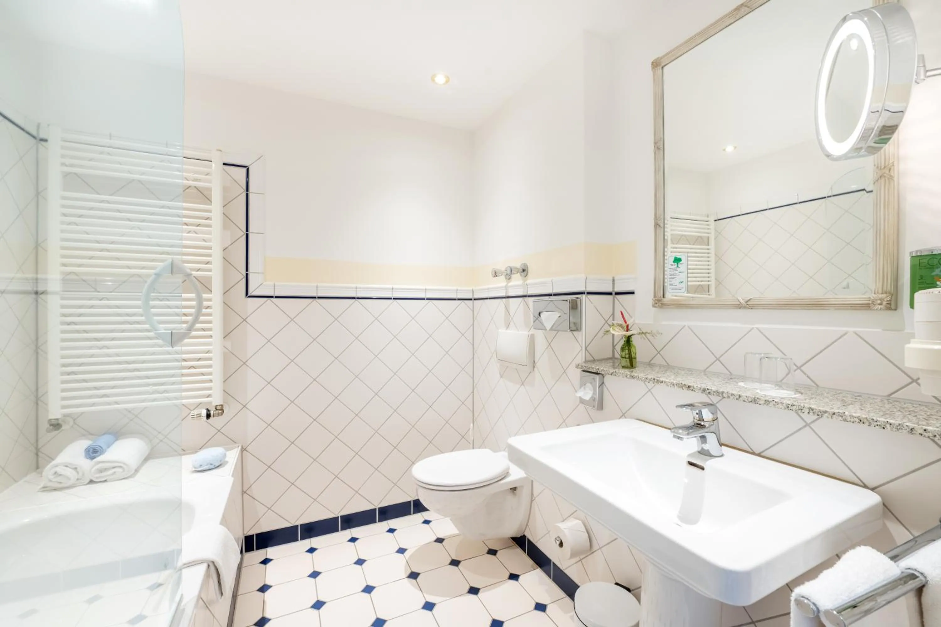 Shower in Hotel Krefelder Hof