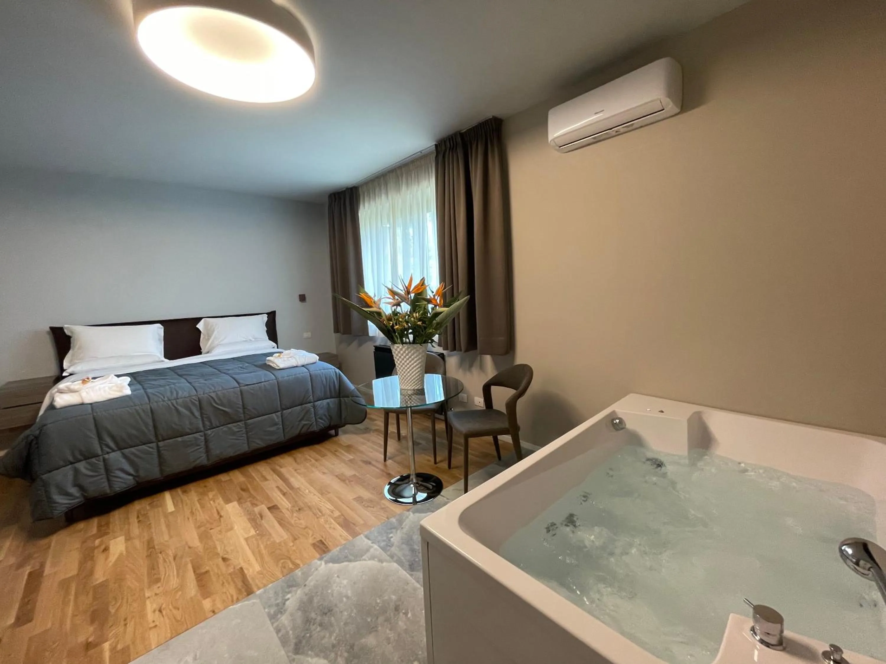 Bed in Aminta Resort