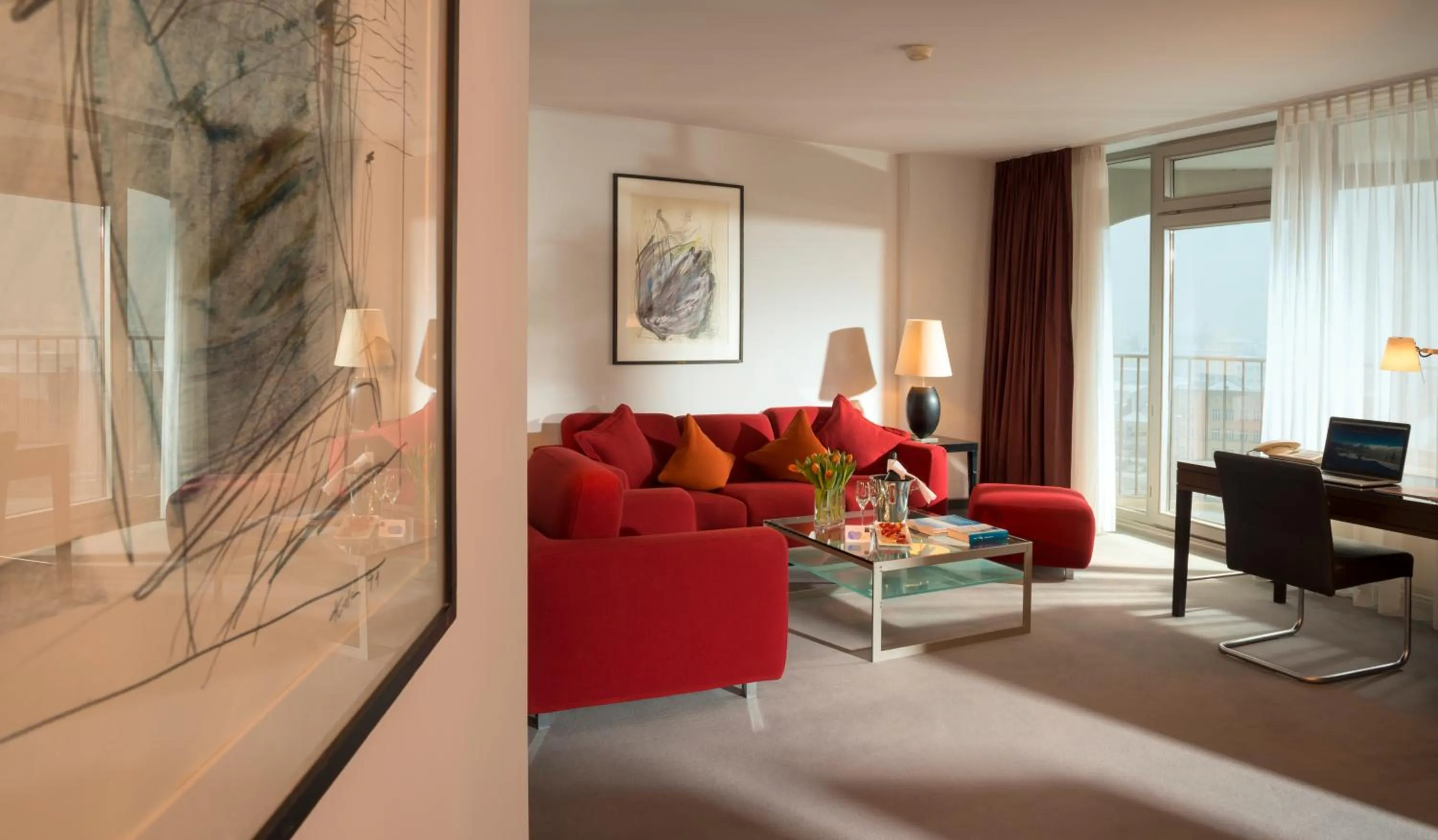 Living room in Dorint An der Kongresshalle Augsburg