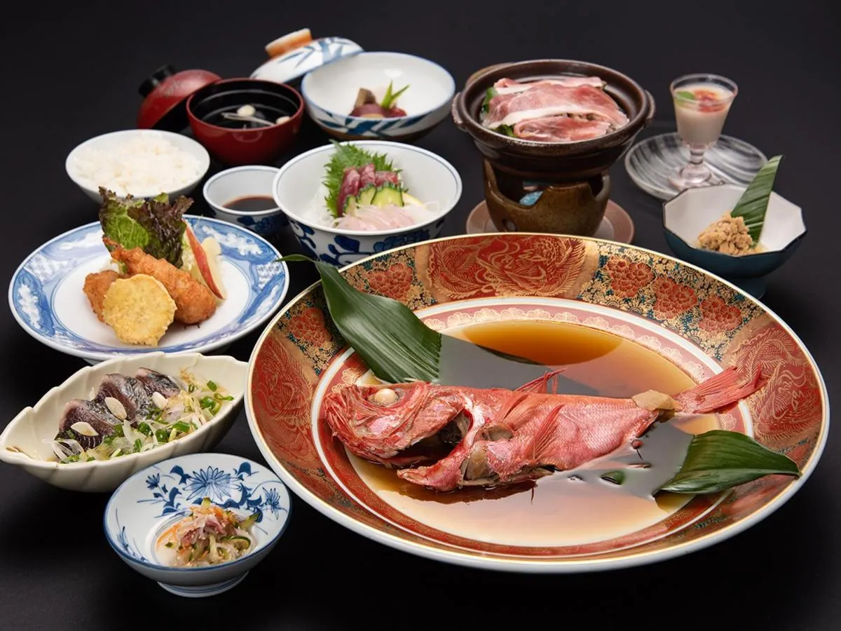 Dinner in Misaki Kanko Hotel