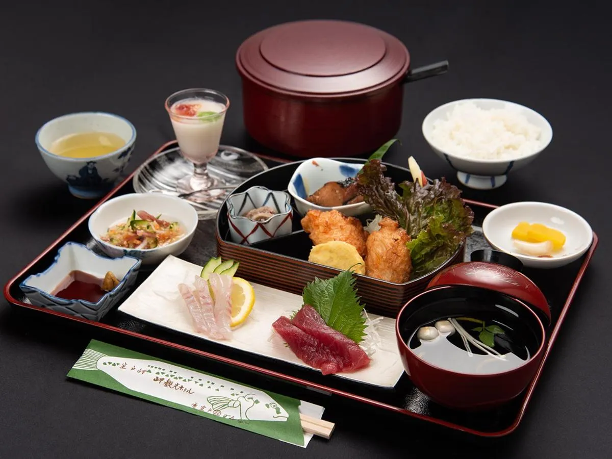 Dinner in Misaki Kanko Hotel