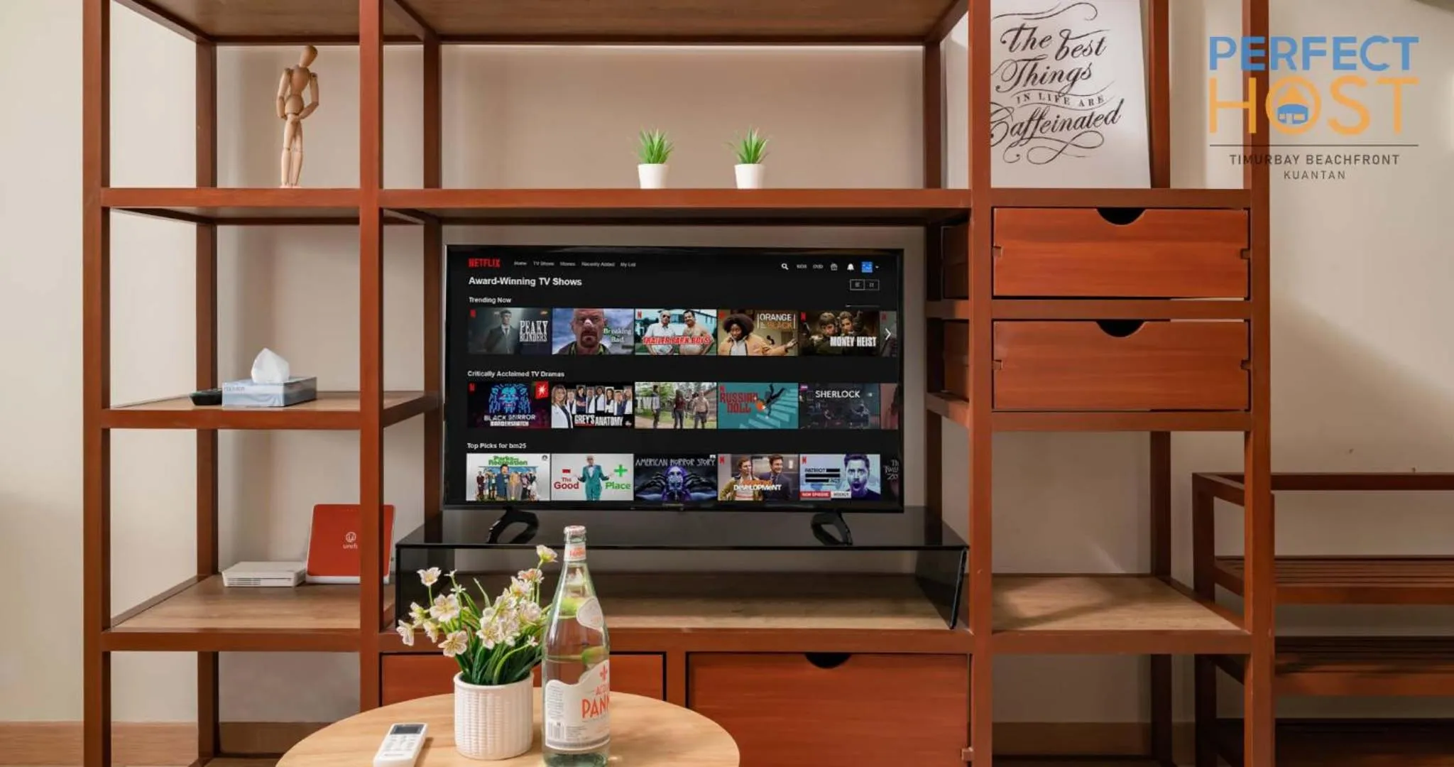 TV and multimedia in Timurbay Beachfront by Perfect Host