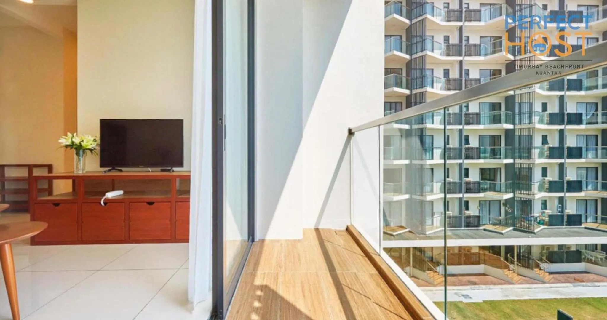 TV and multimedia in Timurbay Beachfront by Perfect Host