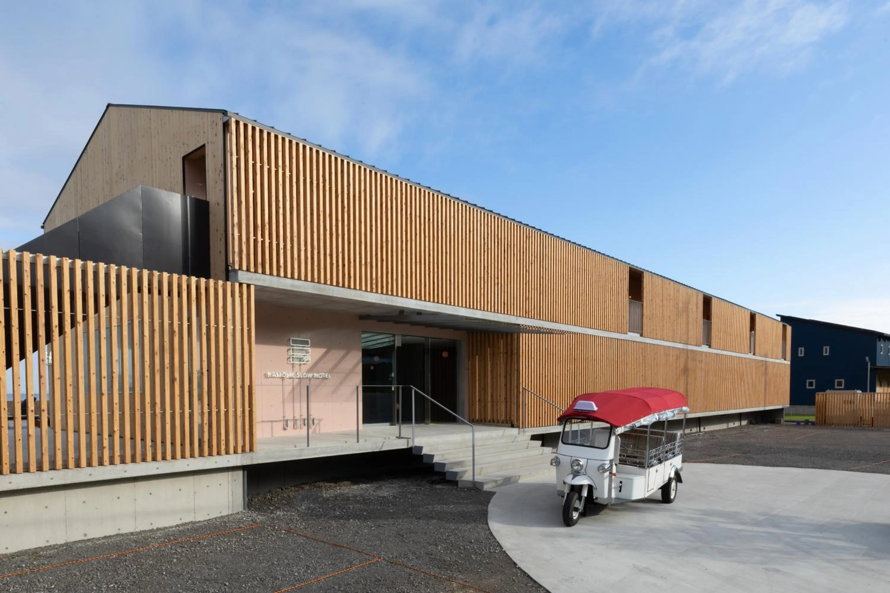 Facade/entrance in KAMOME SLOW HOTEL