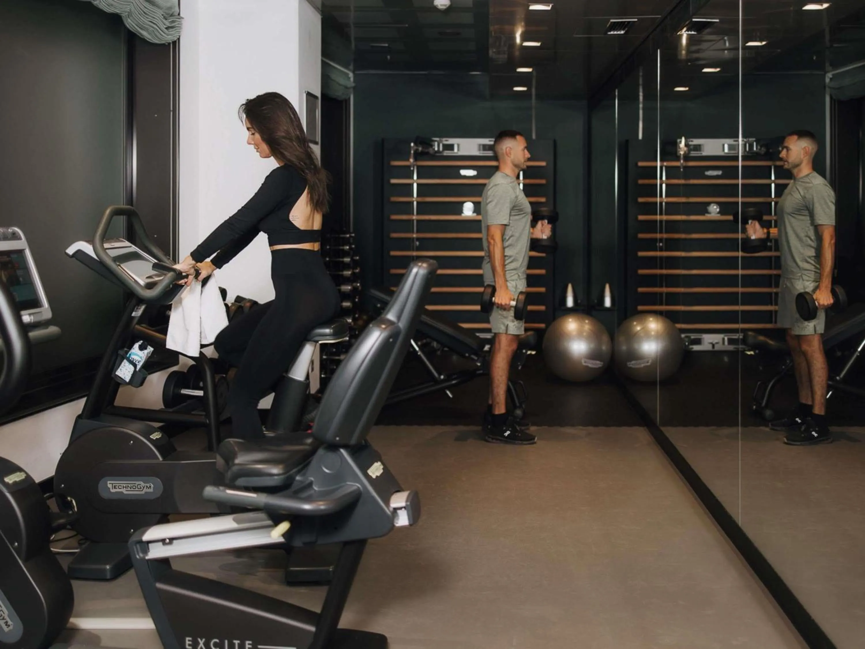 Fitness centre/facilities in Sofitel Munich Bayerpost