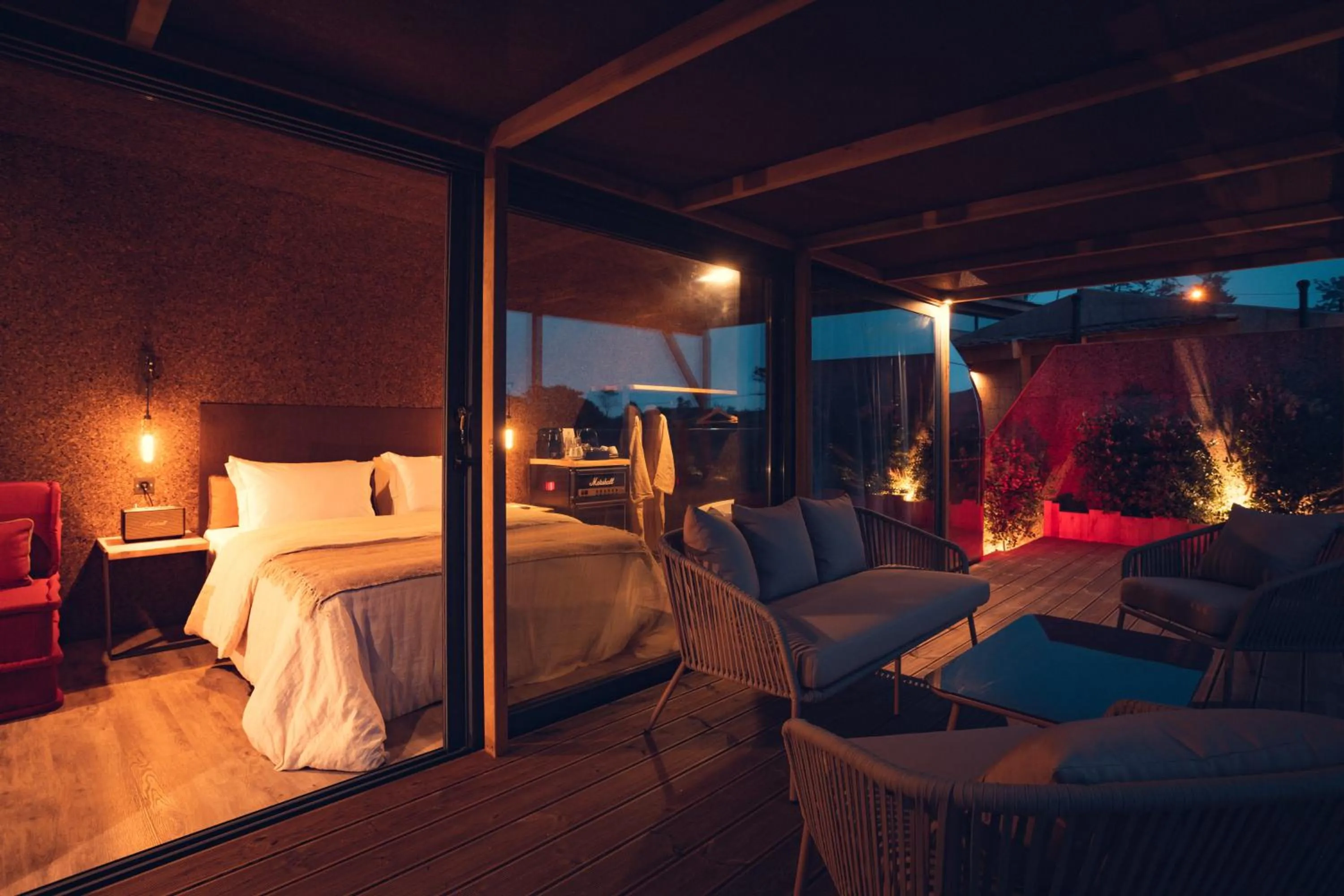 Balcony/Terrace, Bed in Charm Nature