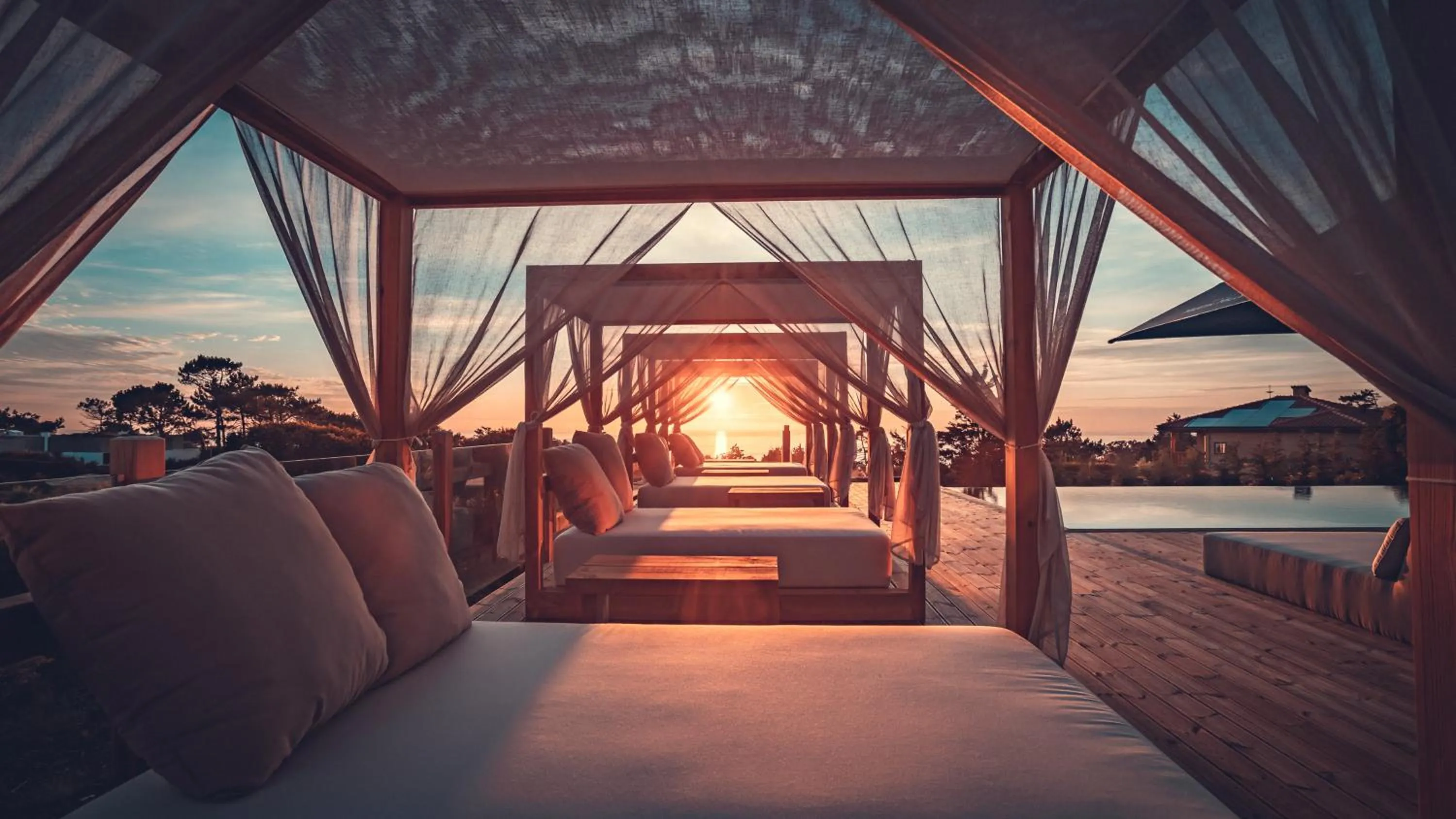 Sunset in Charm Nature