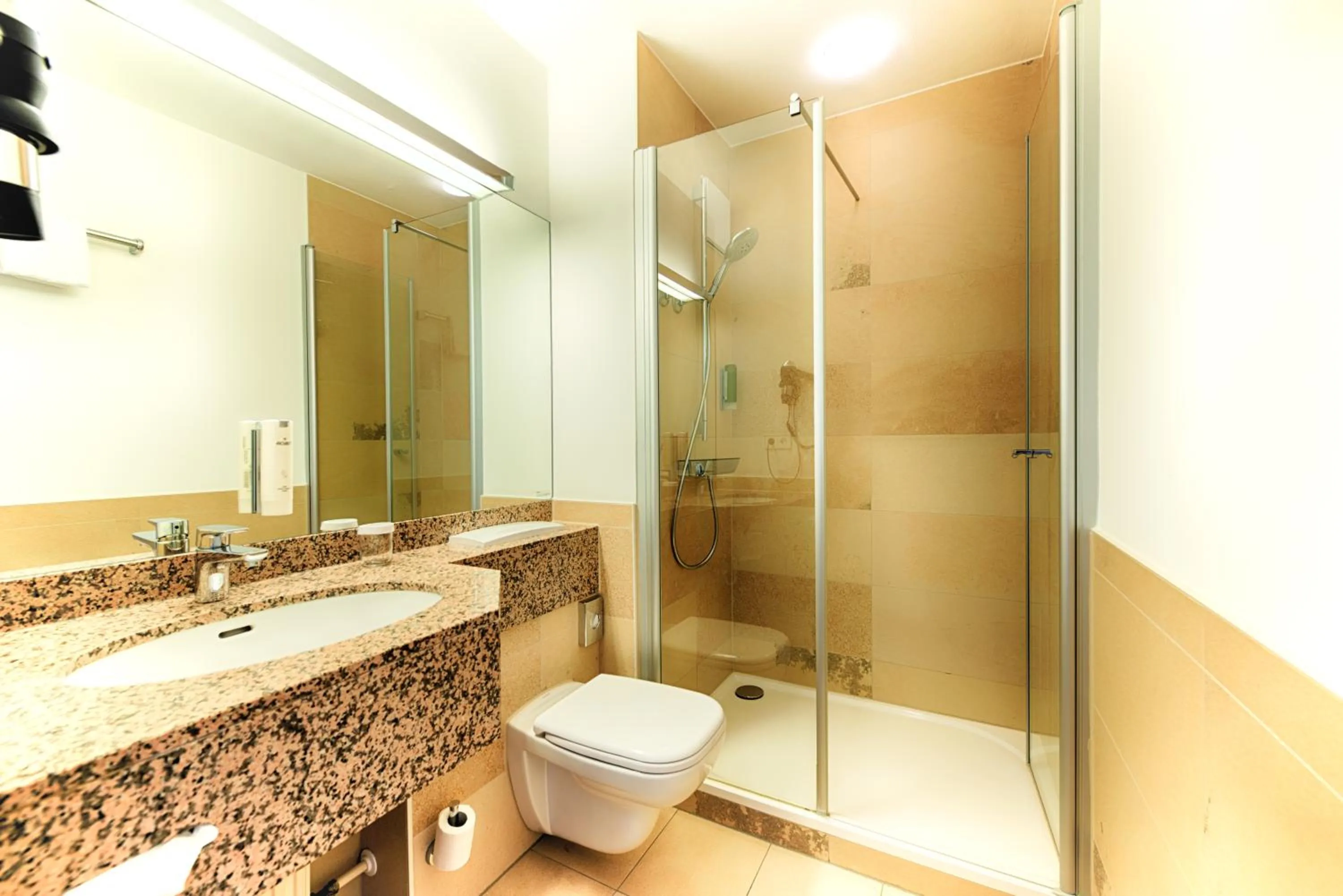 Shower in Hotel SchreiberHof