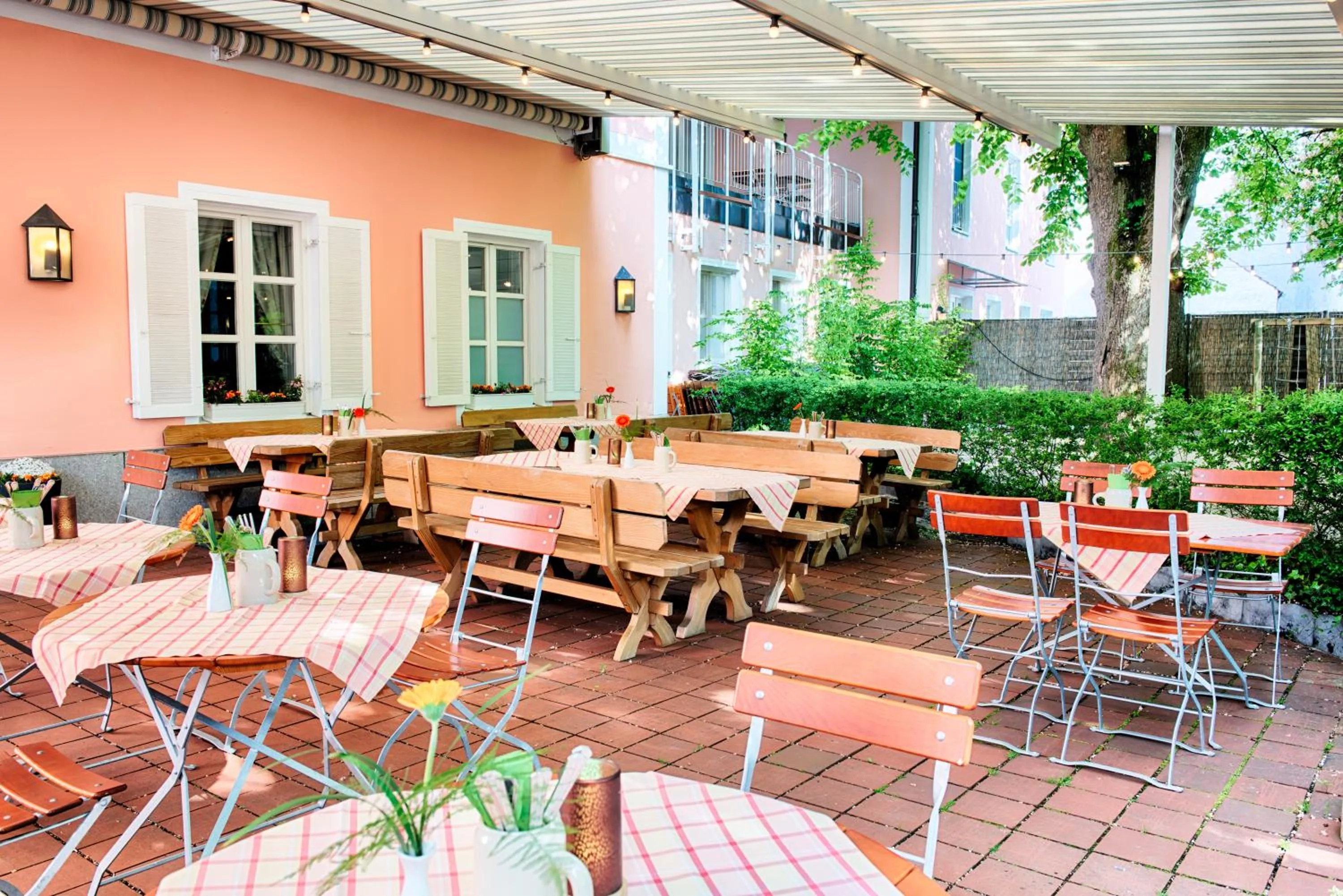 Patio in Hotel SchreiberHof