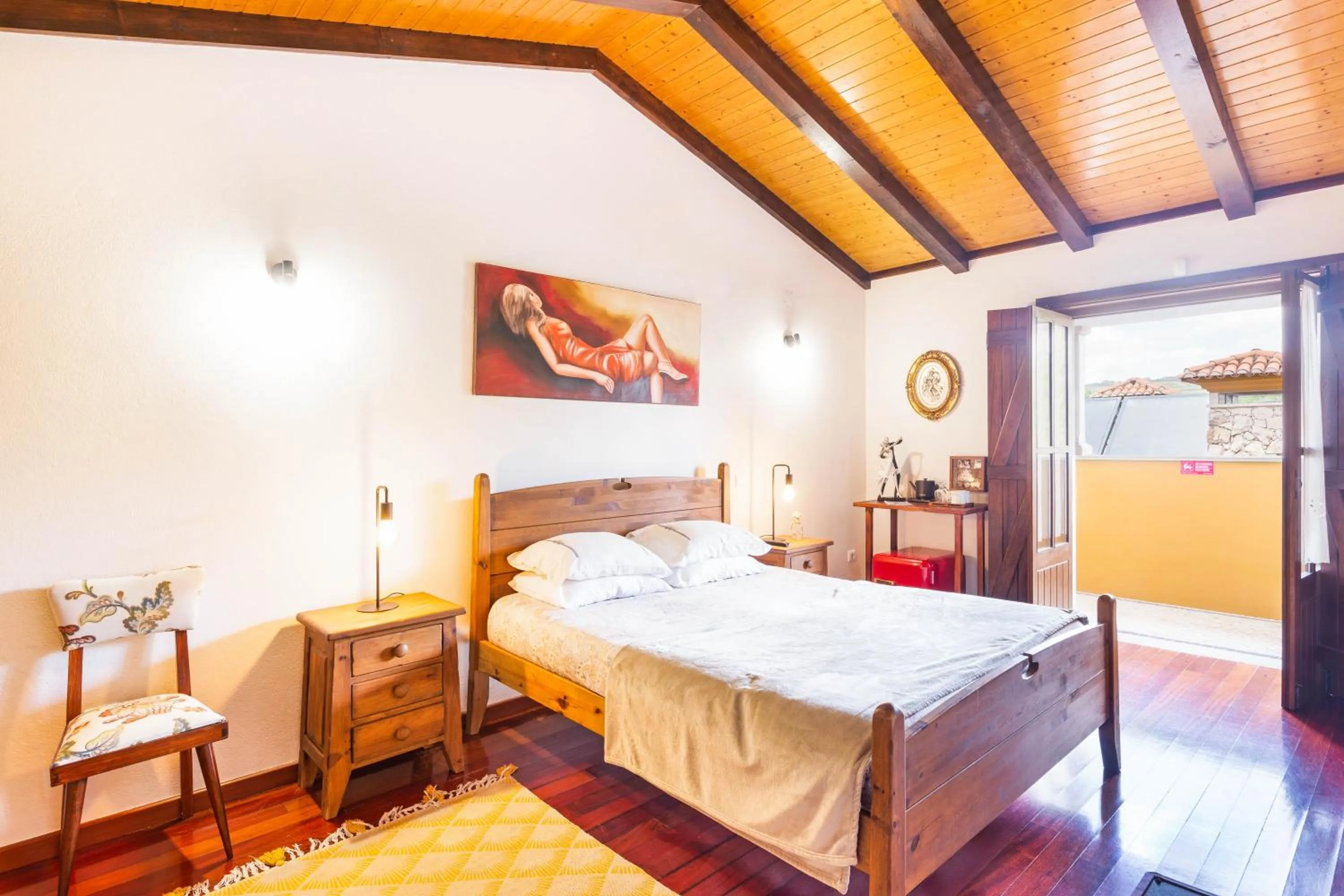 Bedroom, Bed in Refúgio das Artes Guesthouse