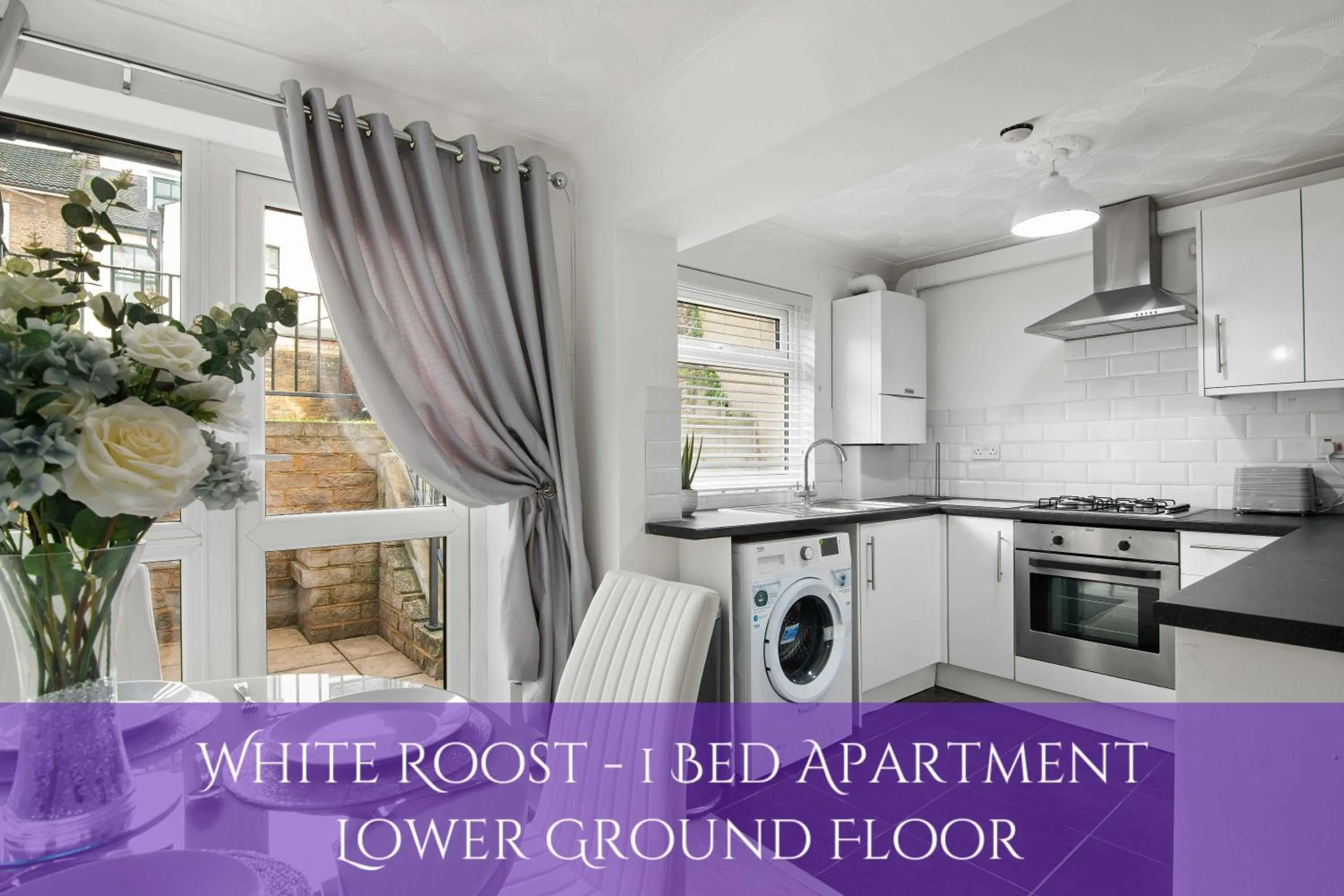 Kitchen or kitchenette in The Roost Group - Stylish Apartments