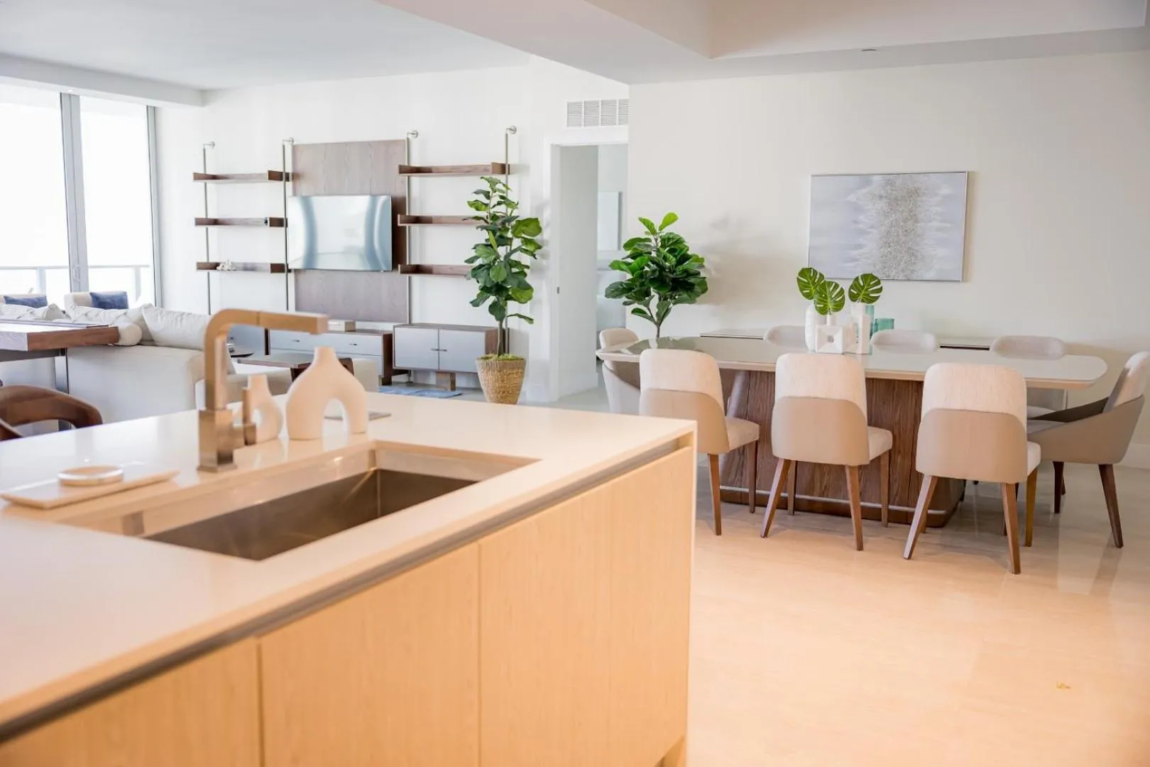Kitchen or kitchenette in Amrit Ocean Resort & Residences Singer Island