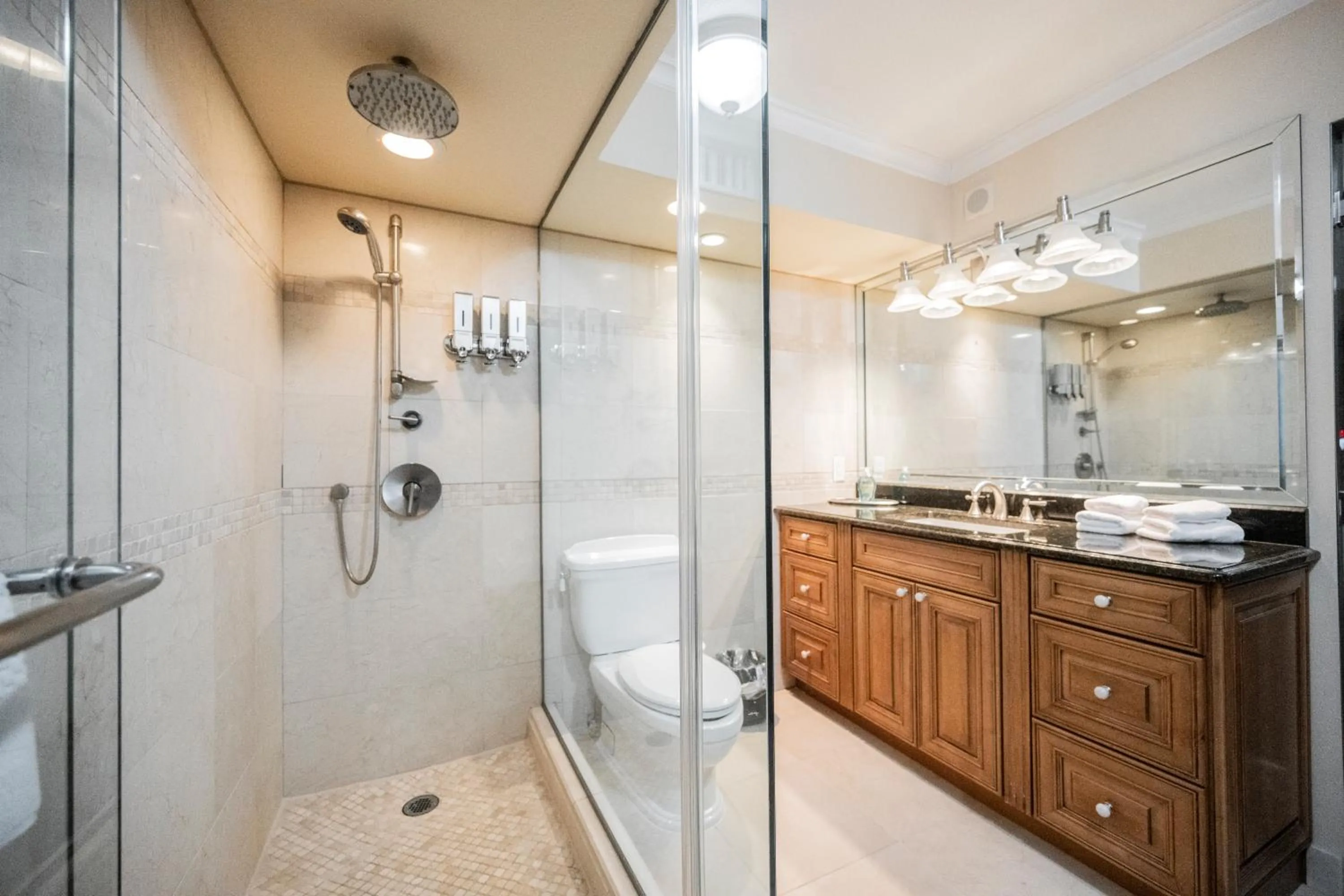 Bathroom in StripViewSuites at Jockey Club