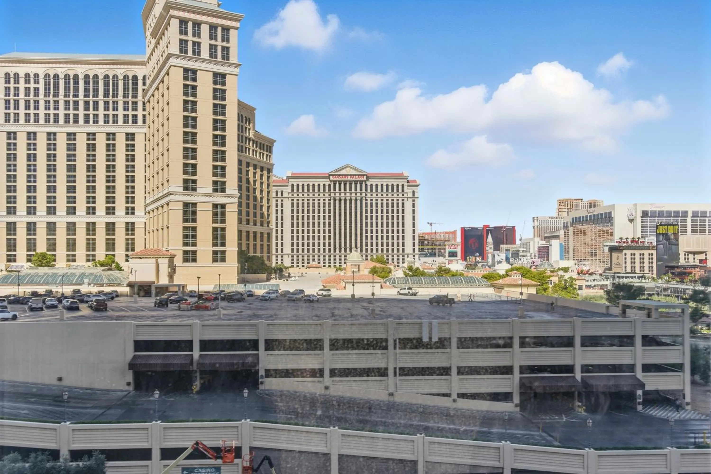 City view in StripViewSuites at Jockey Club