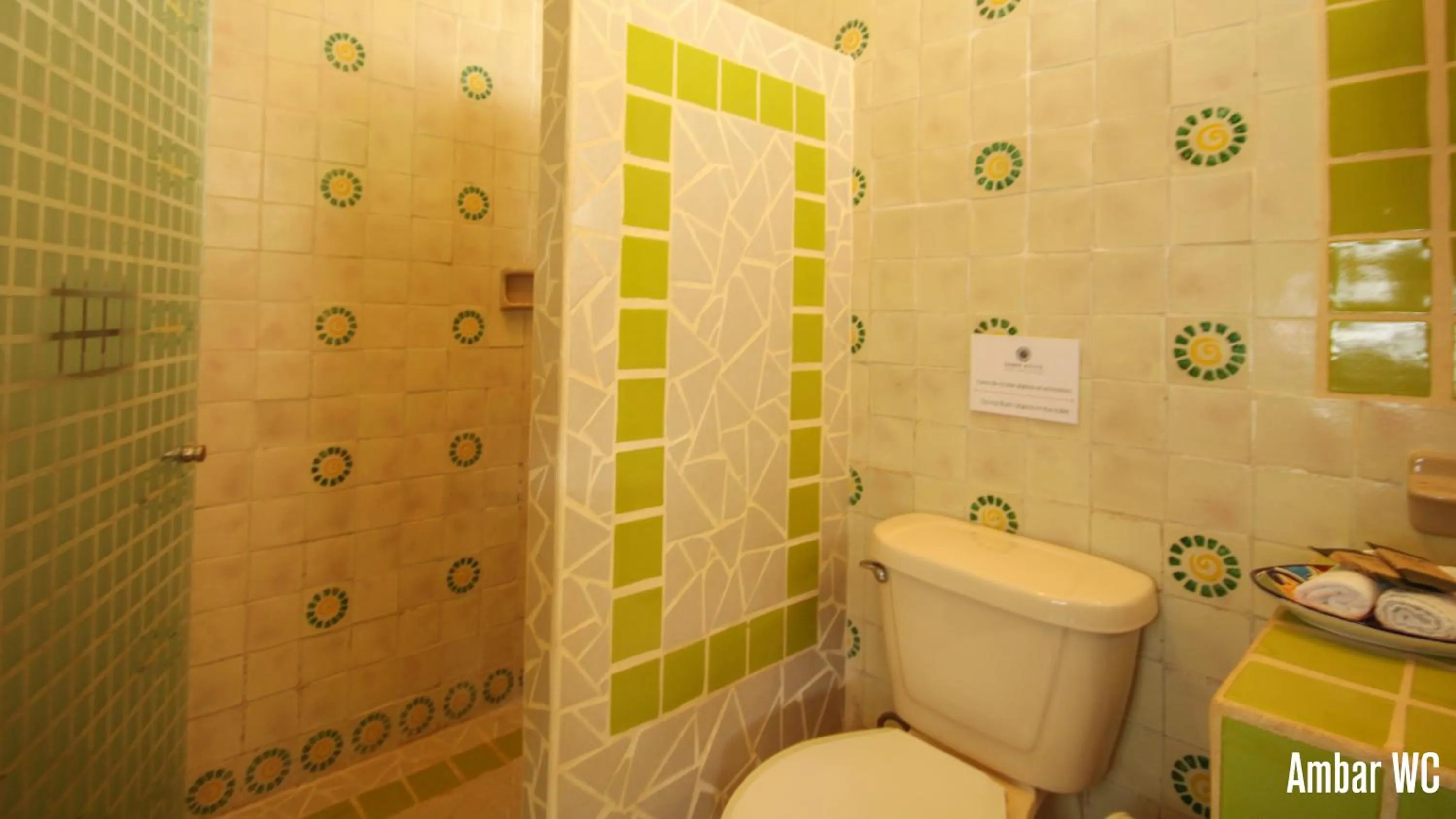 Shower in Hotel Boutique Casa Copal