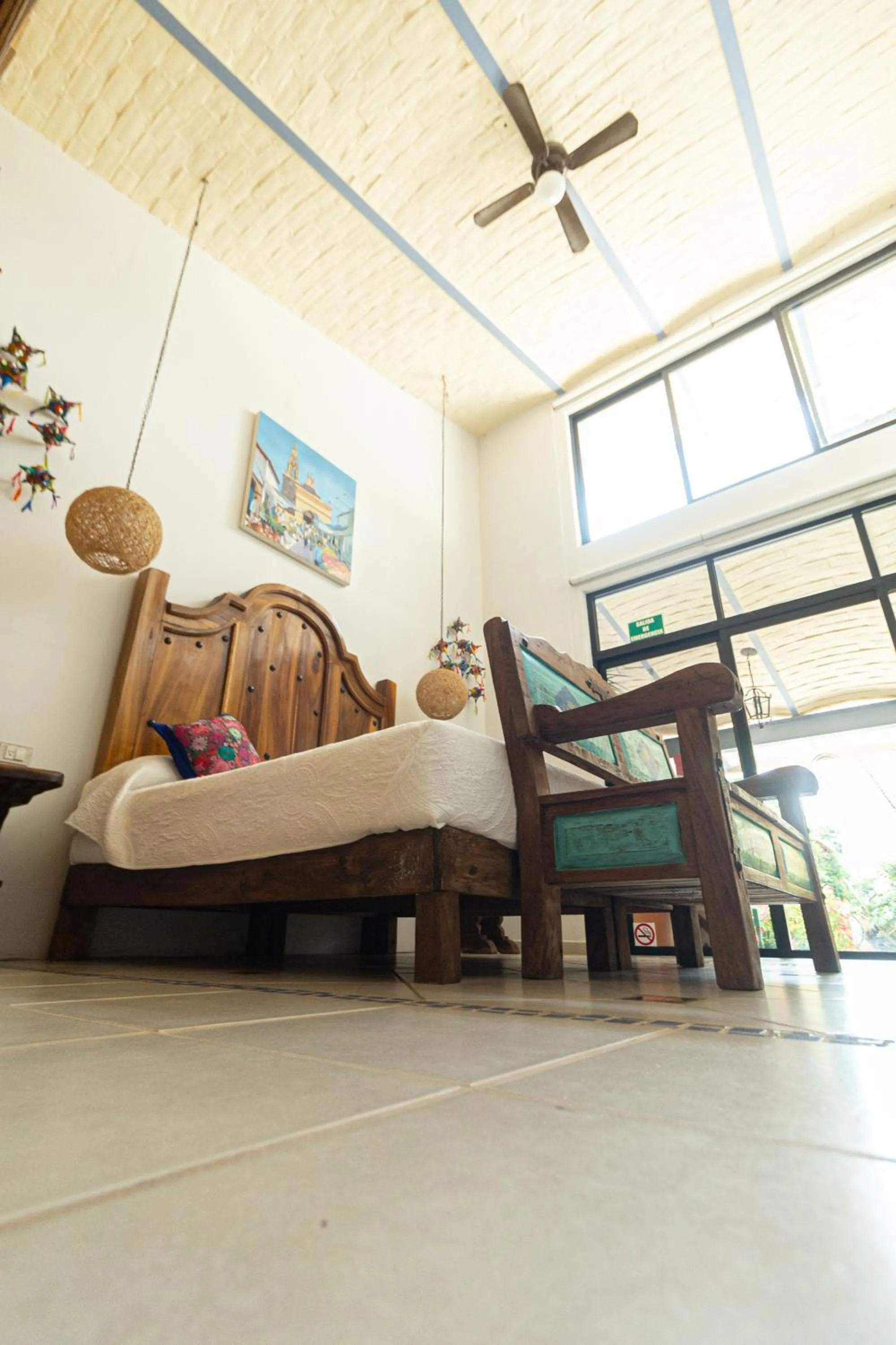 fireplace in Hotel Boutique Casa Copal