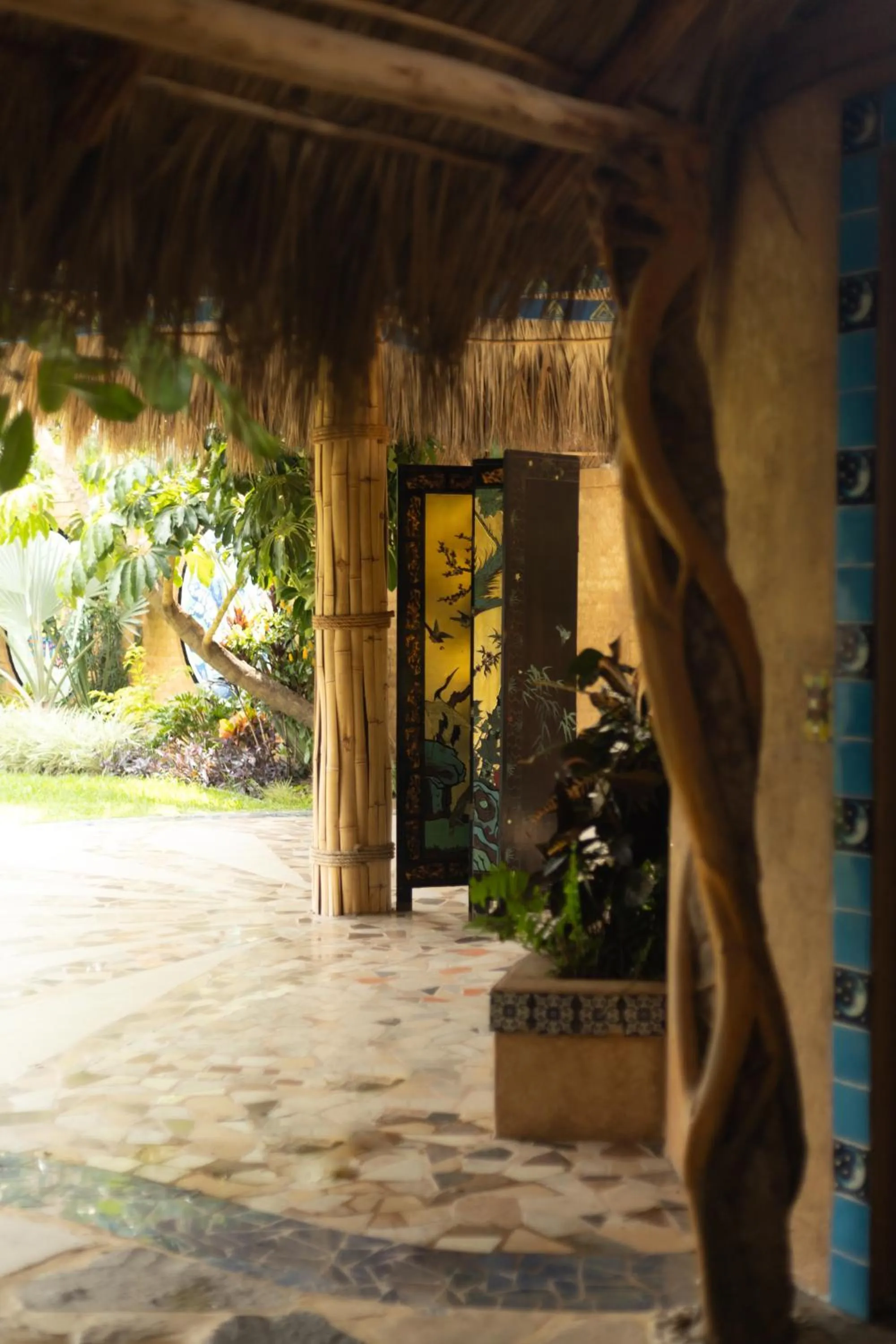 Garden view in Hotel Boutique Casa Copal
