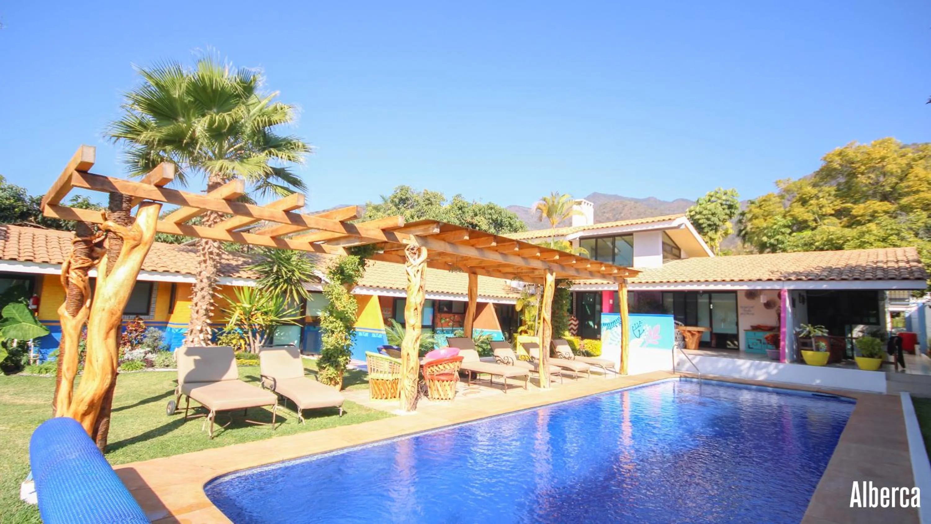 Swimming pool in Hotel Boutique Casa Copal