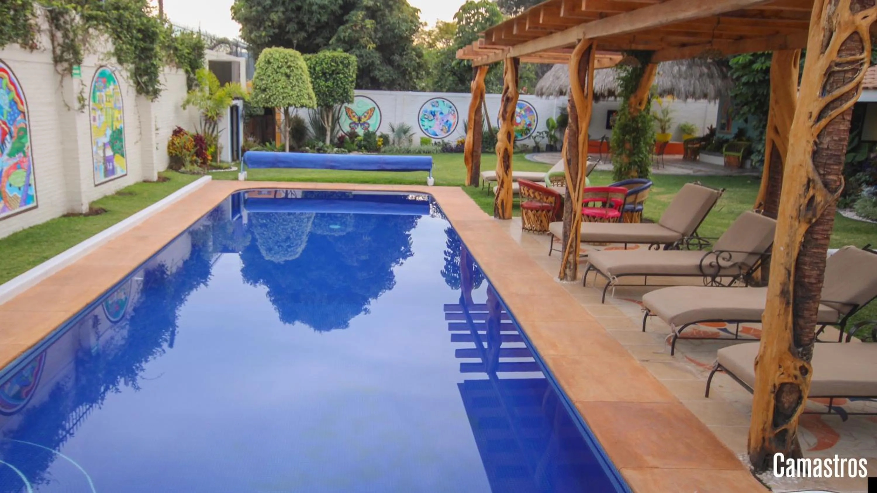 Pool view in Hotel Boutique Casa Copal