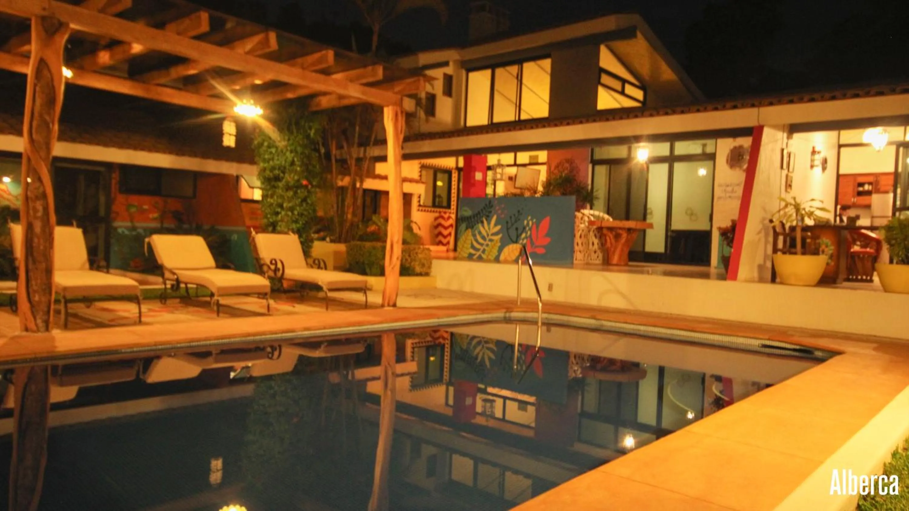 Swimming pool in Hotel Boutique Casa Copal