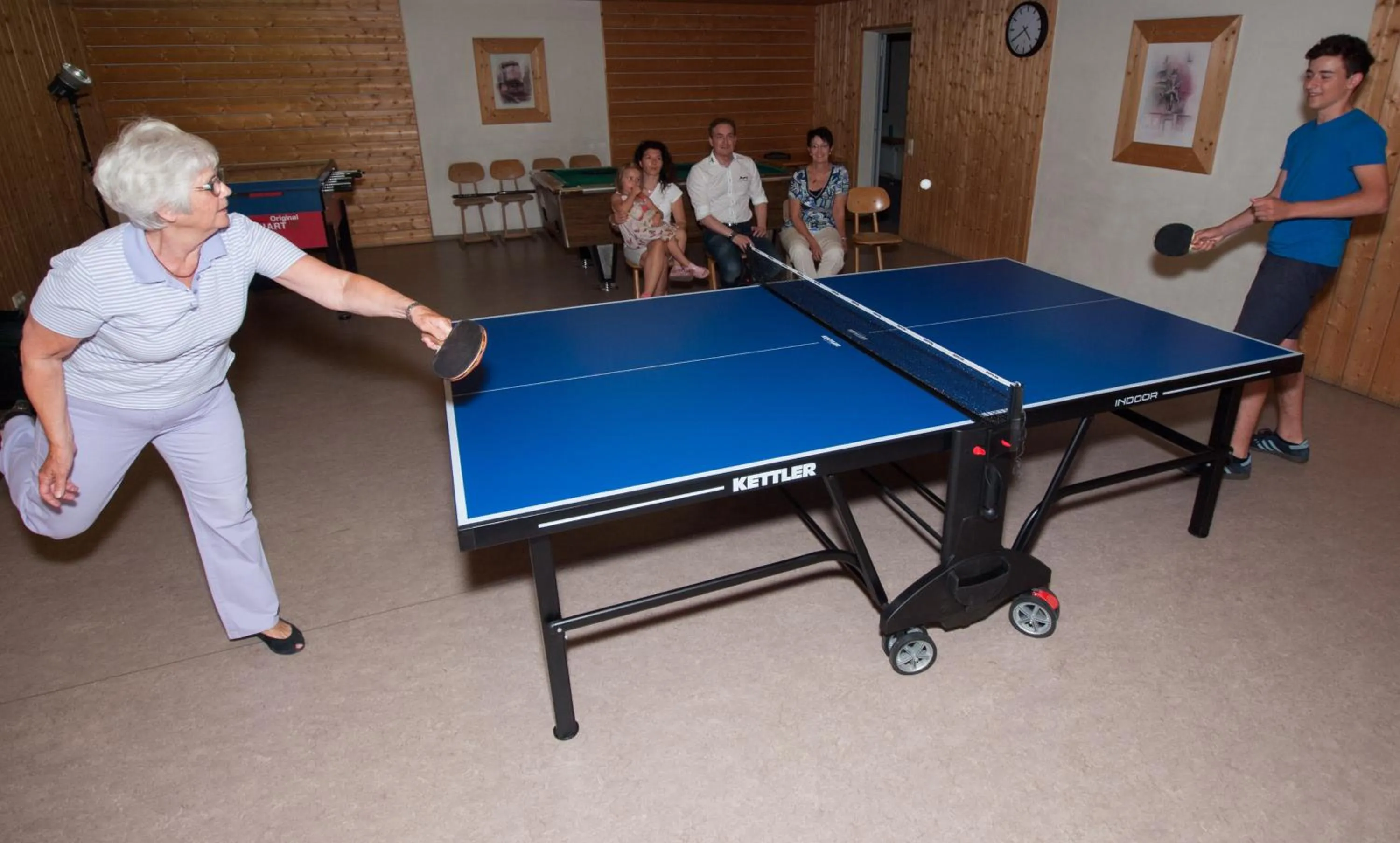 Table tennis in Appartement-Hotel Seespitz