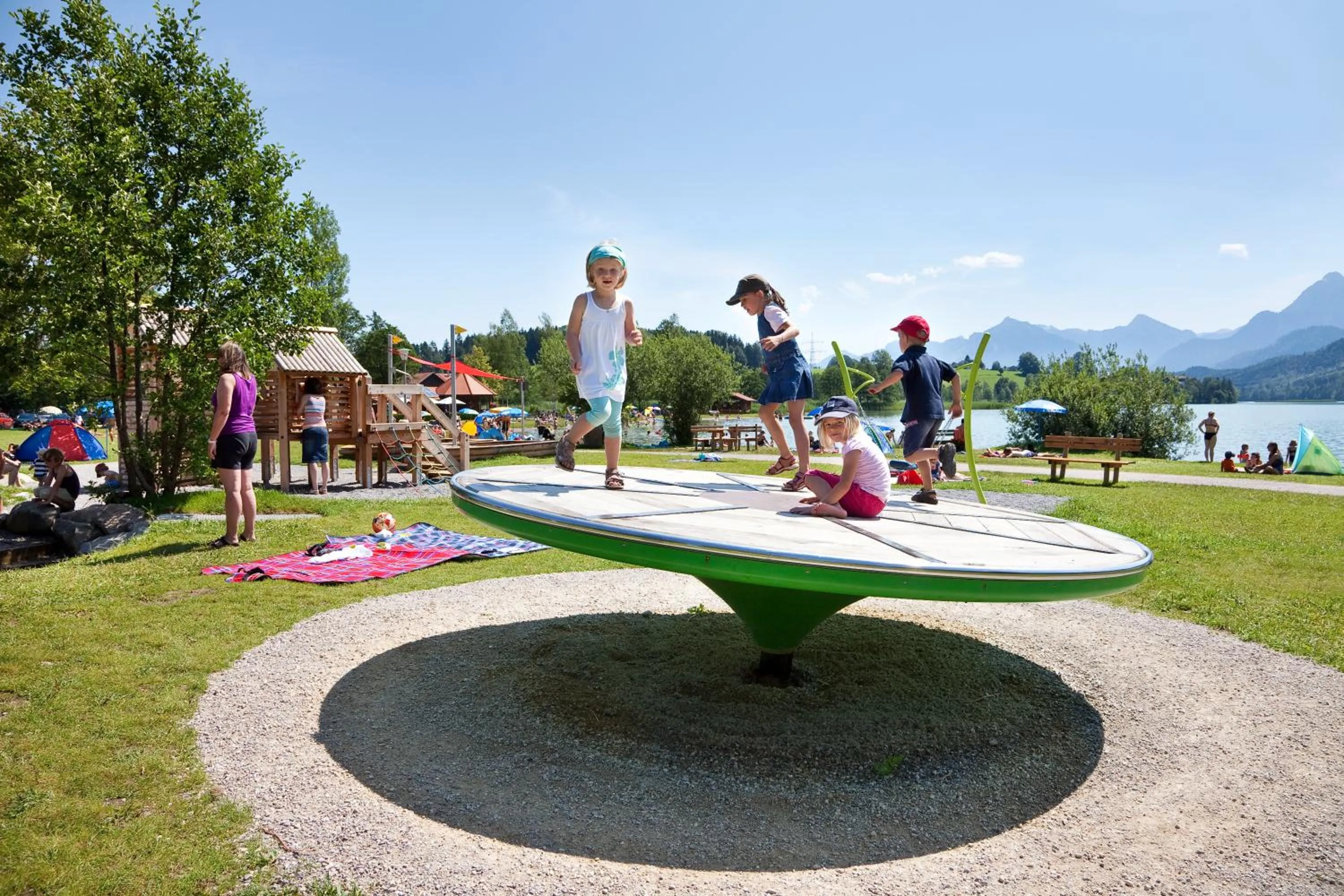 Children play ground in Appartement-Hotel Seespitz