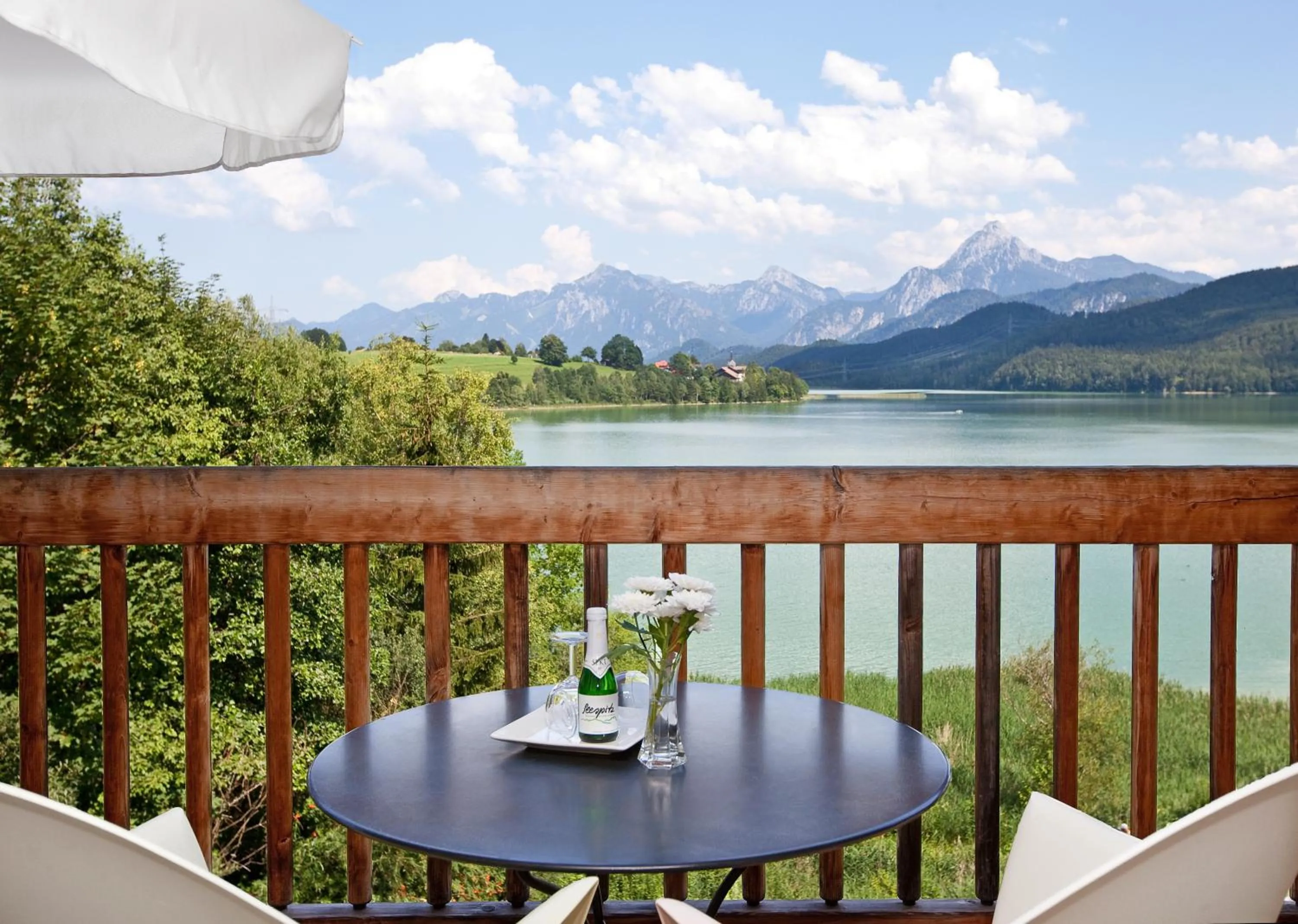 Balcony/Terrace in Appartement-Hotel Seespitz