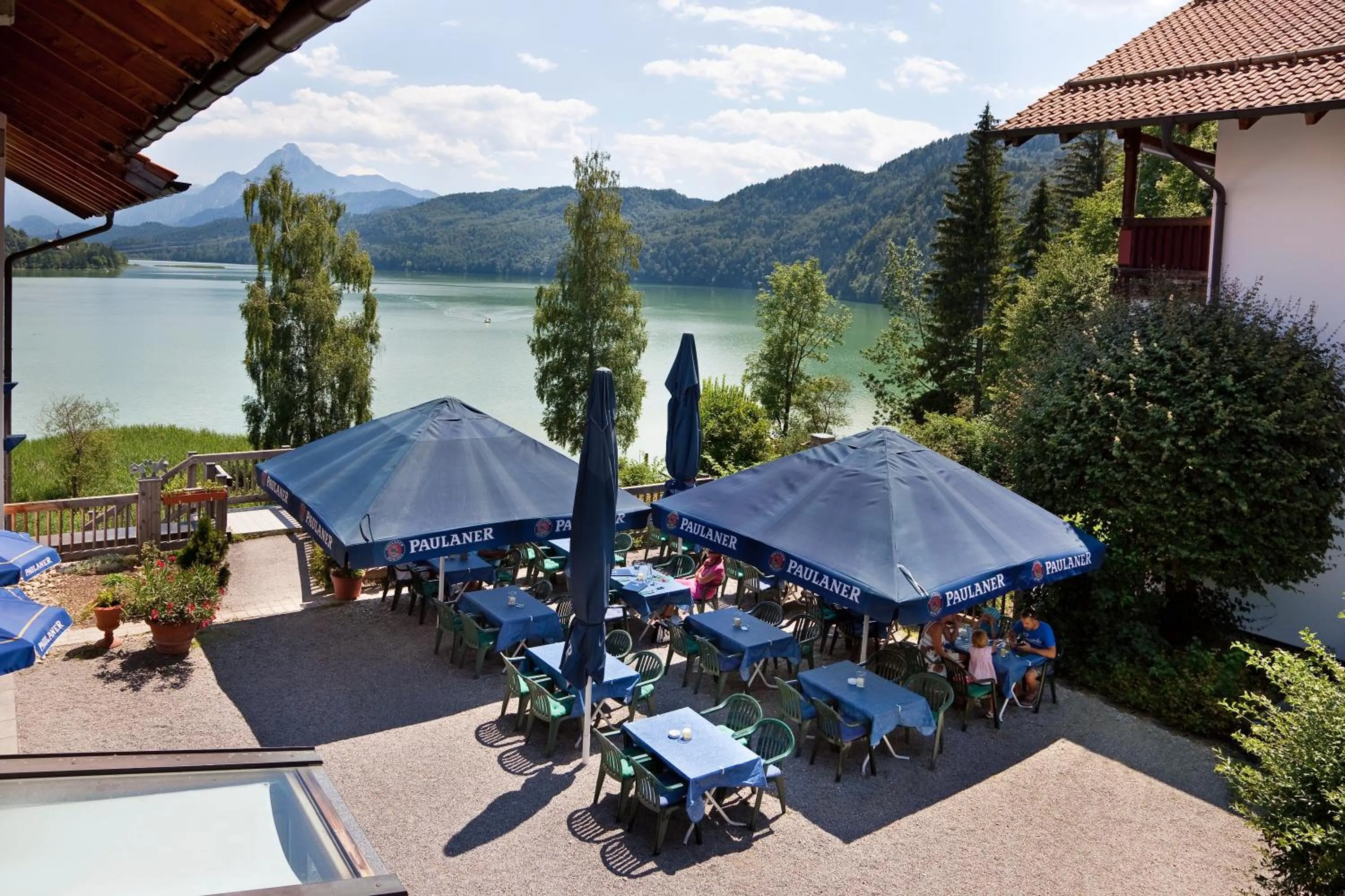 Patio in Appartement-Hotel Seespitz