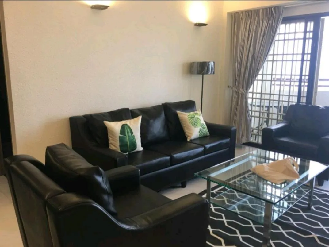 Living room in Deluxe VIP Seaview Batu Ferringhi 1503 - 3 Rooms