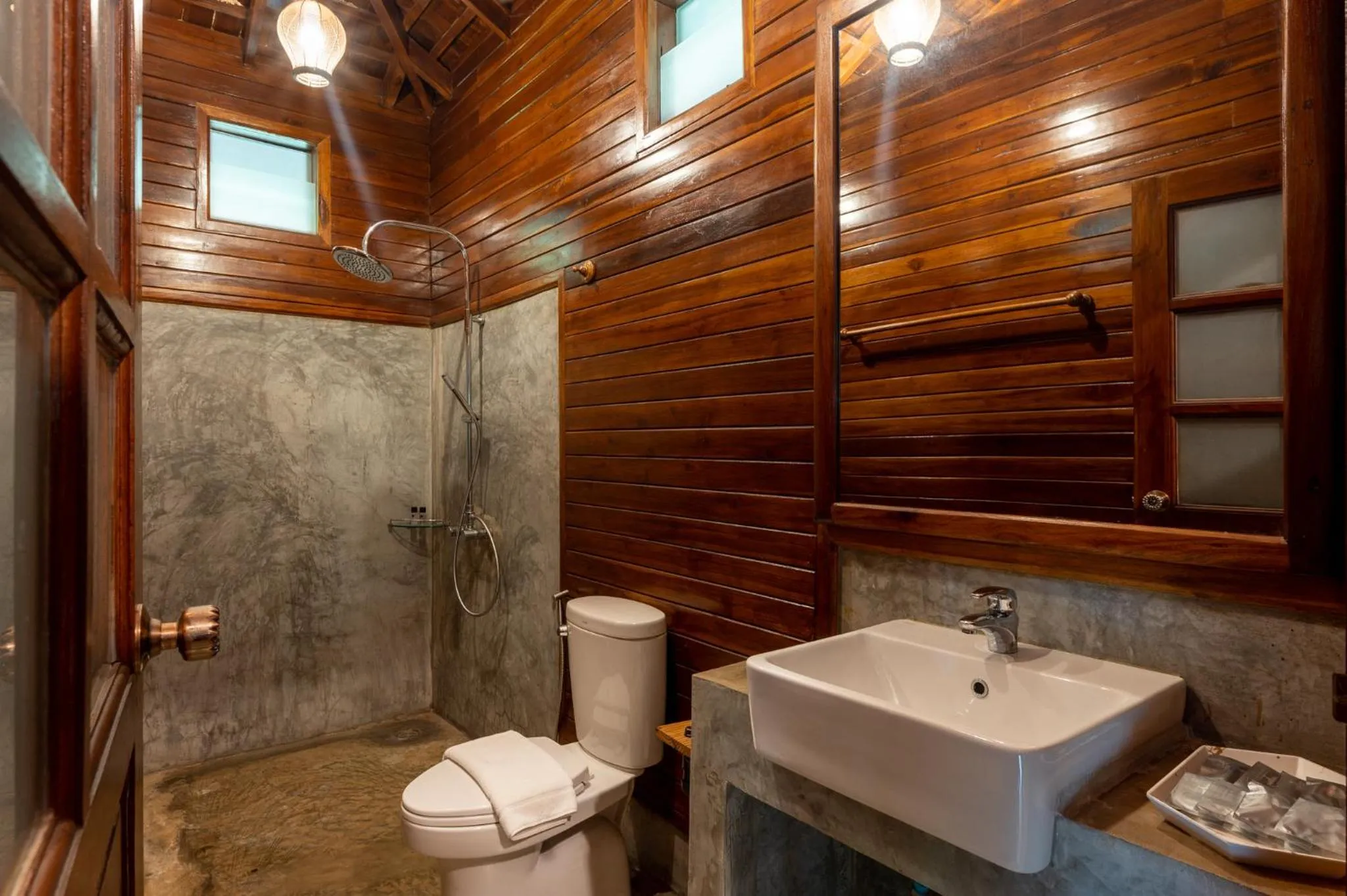 Bathroom in Phumontra Resort Nakhon Nayok