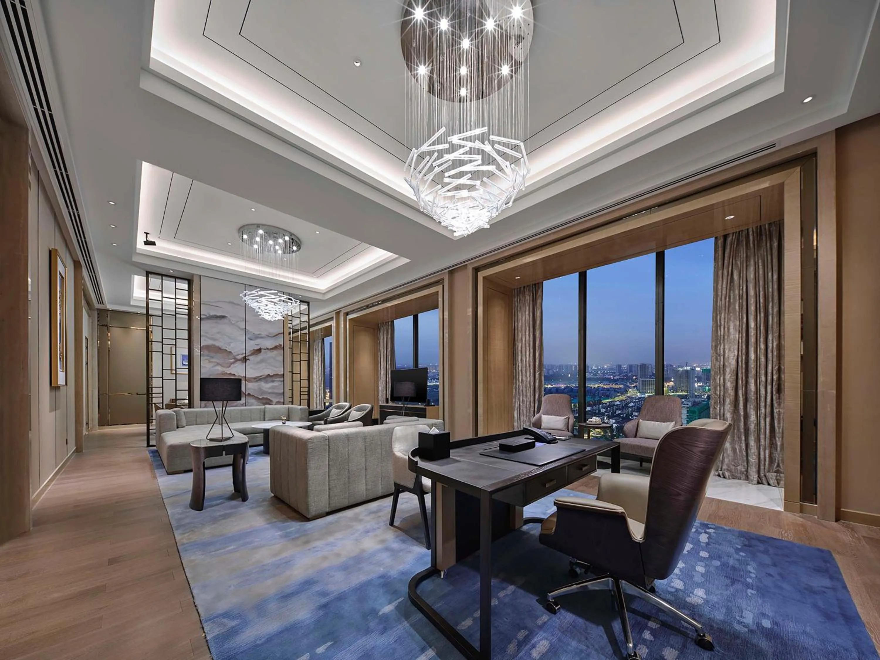 Living room in Hilton Beijing Tongzhou
