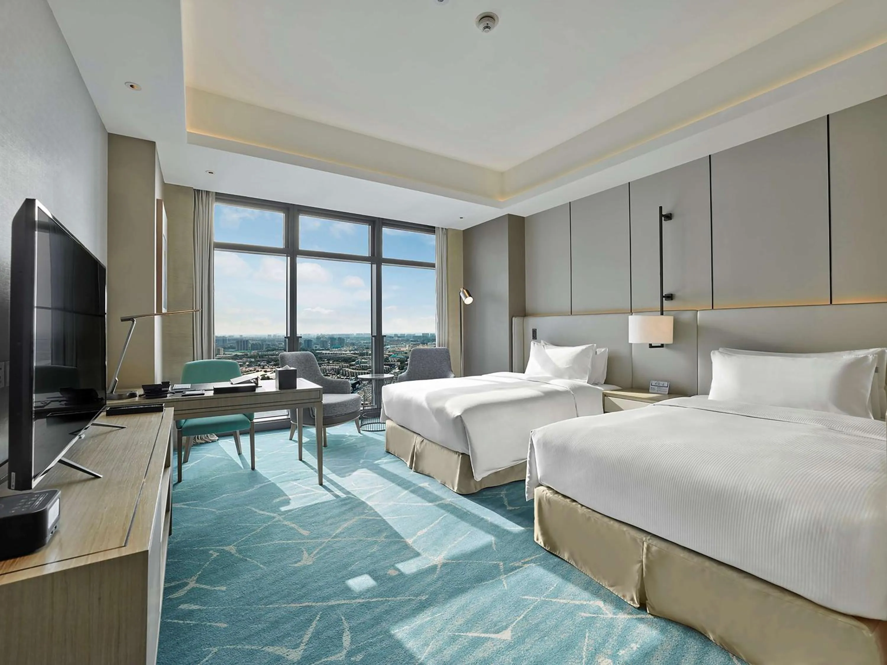 Bed in Hilton Beijing Tongzhou