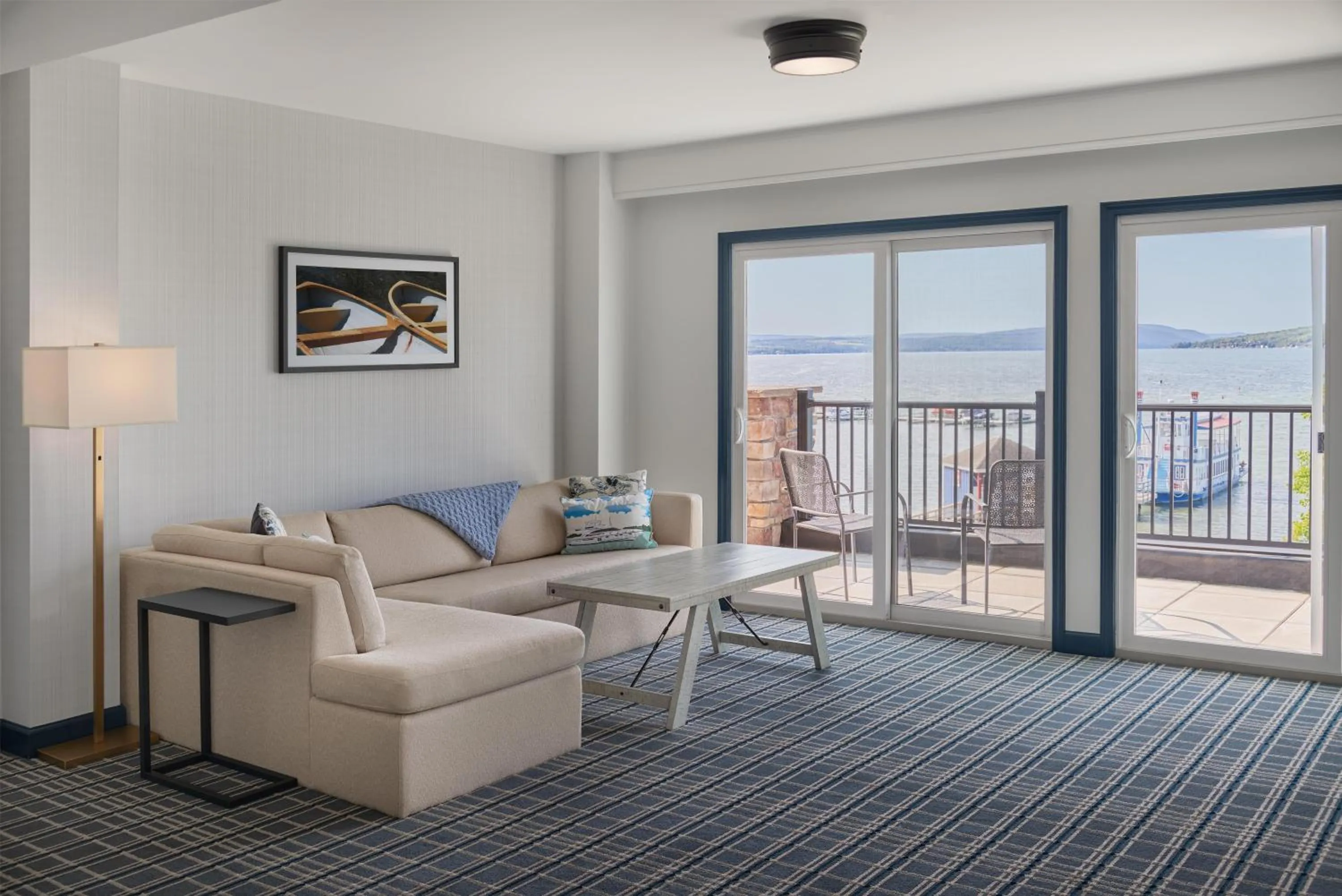 Living room in Hotel Canandaigua, Tapestry Collection By Hilton