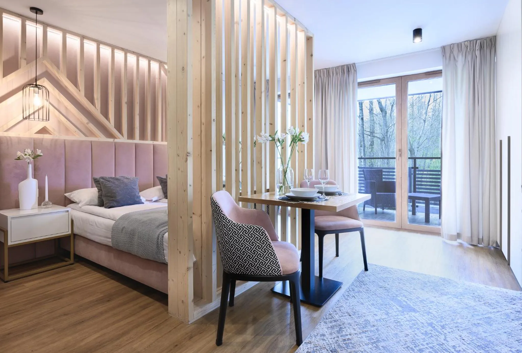 Living room, Bed in Aparthotel Prestige & SPA