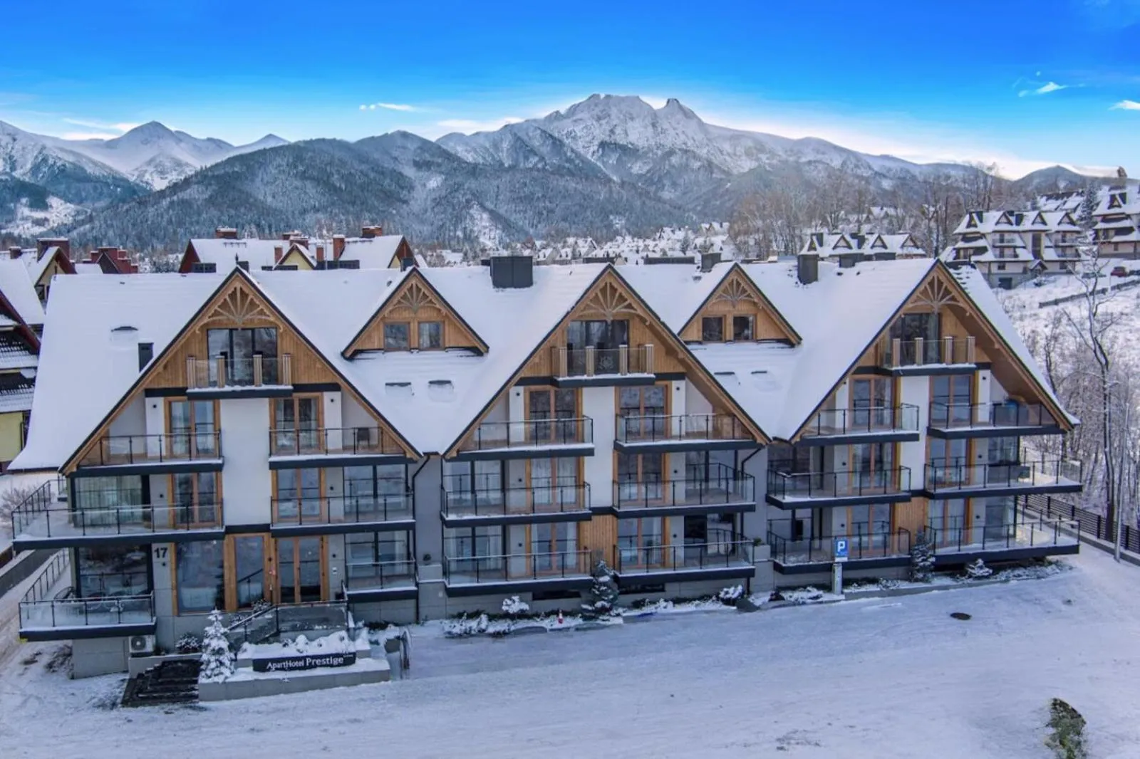 Property building in Aparthotel Prestige & SPA