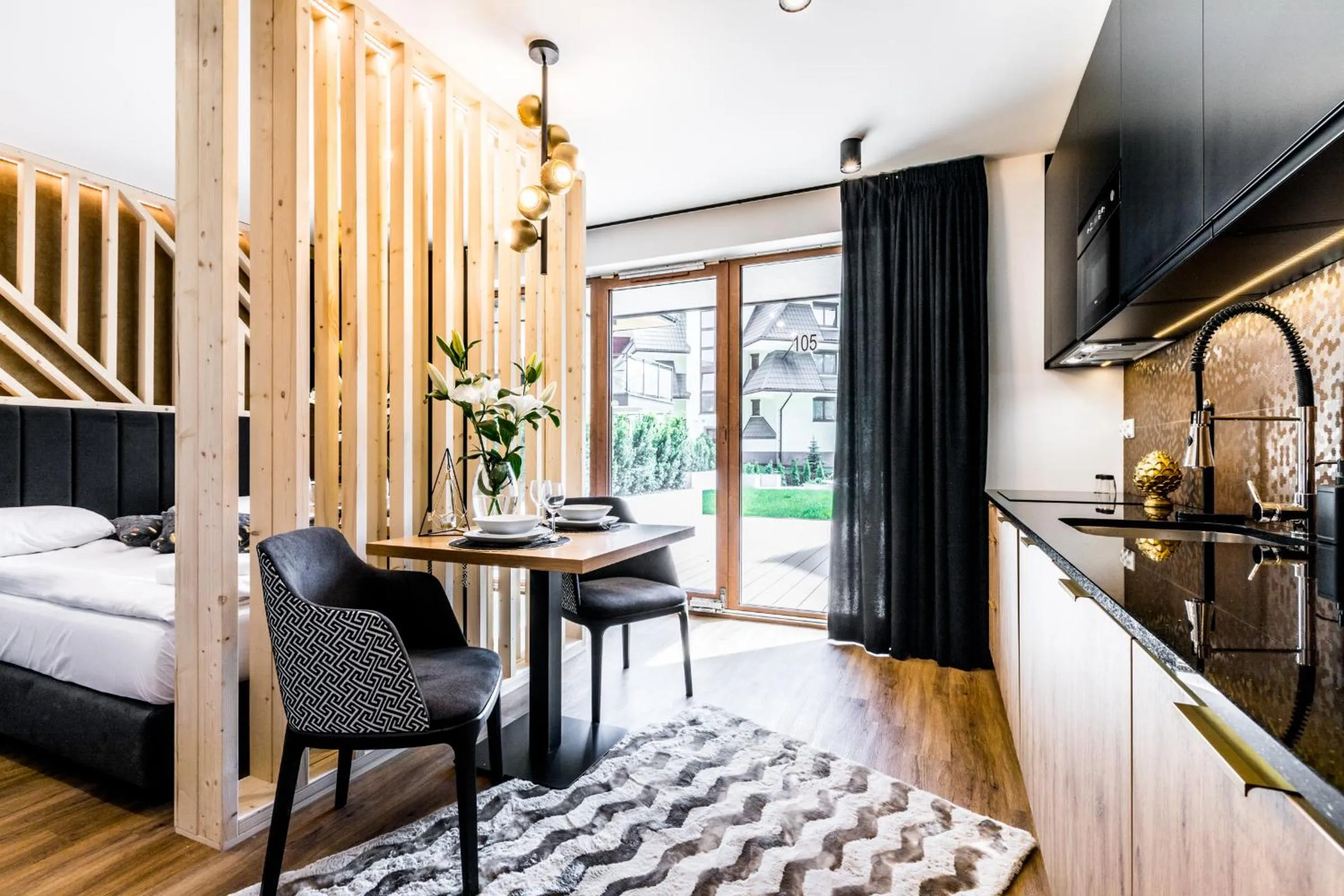 View (from property/room), Bed in Aparthotel Prestige & SPA