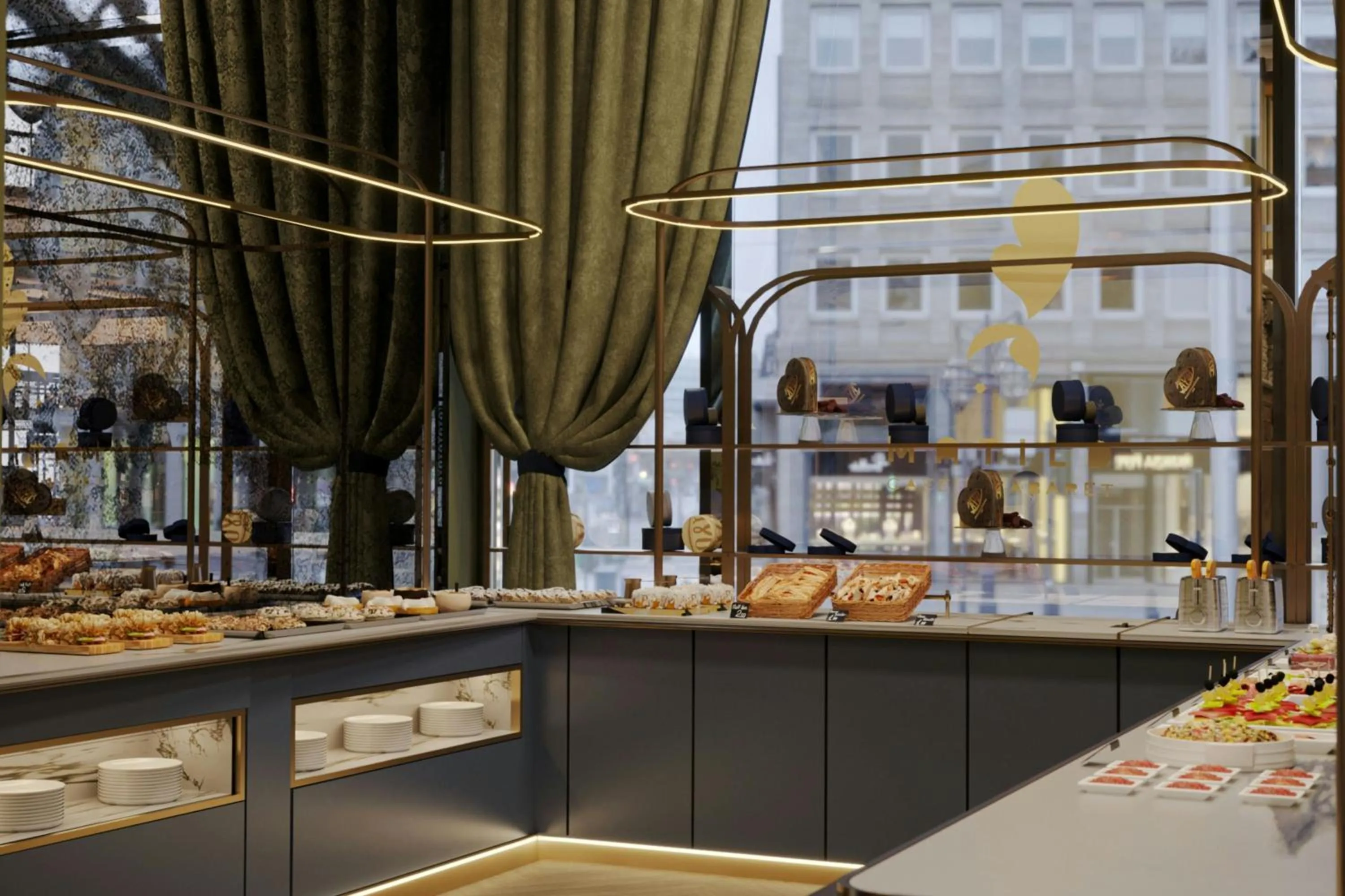 Restaurant/places to eat in Matild Palace, a Luxury Collection Hotel