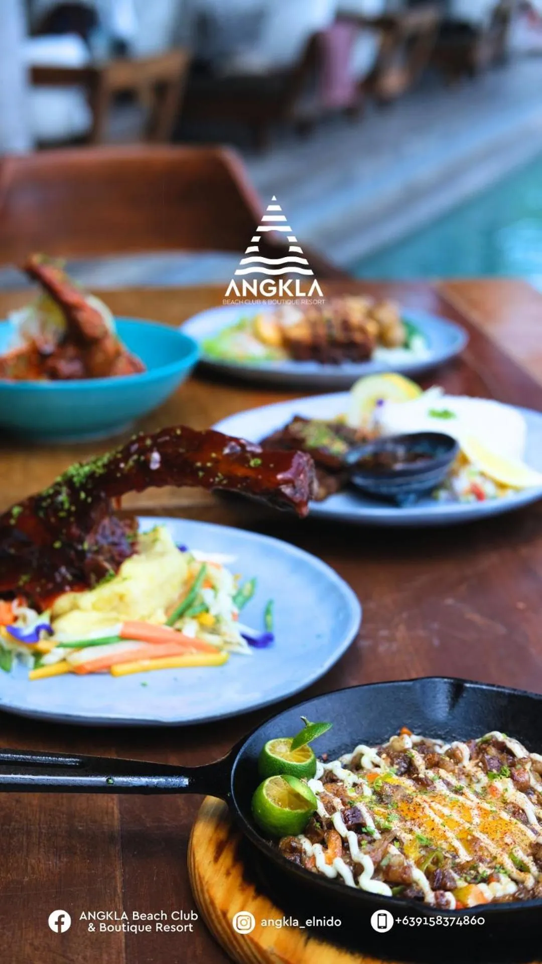 Food in ANGKLA Beach Club & Boutique Resort