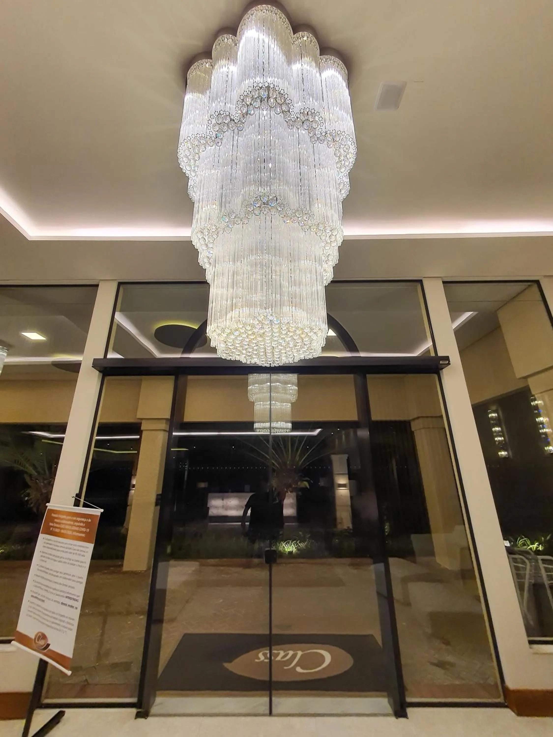 Lobby or reception in Class Hotel Piracicaba