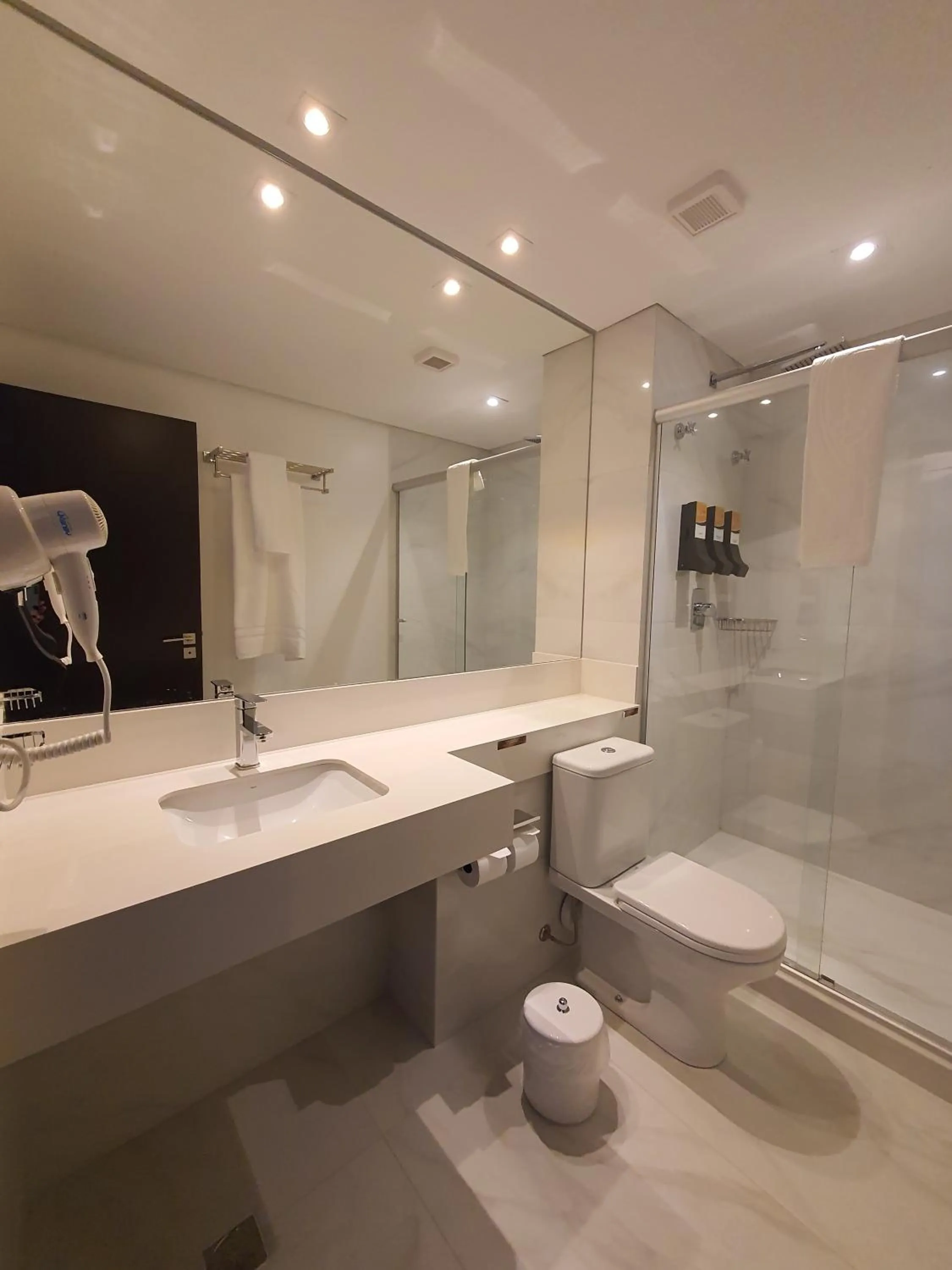 Bathroom in Class Hotel Piracicaba